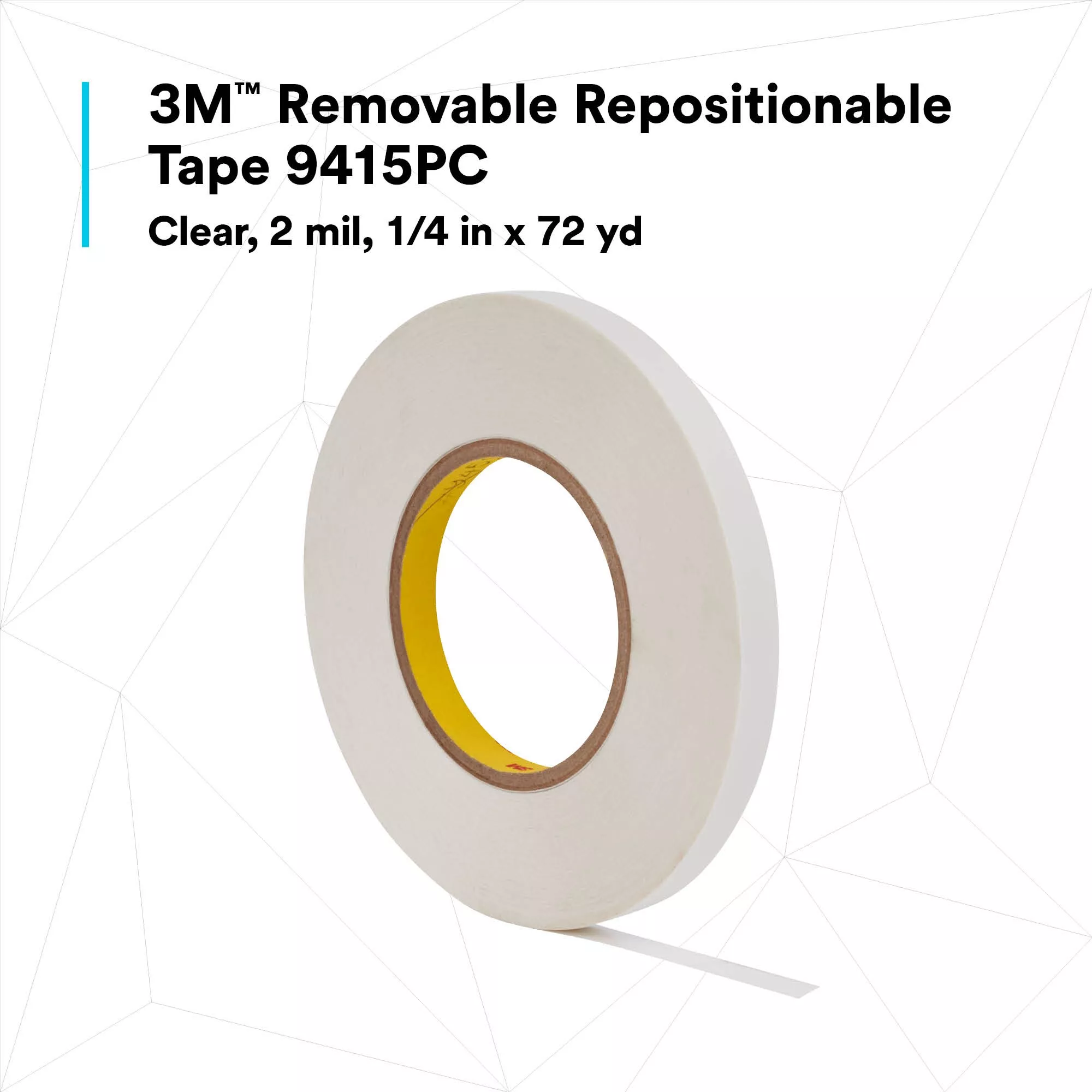 Product Number 9415PC | 3M™ Removable Repositionable Tape 9415PC
