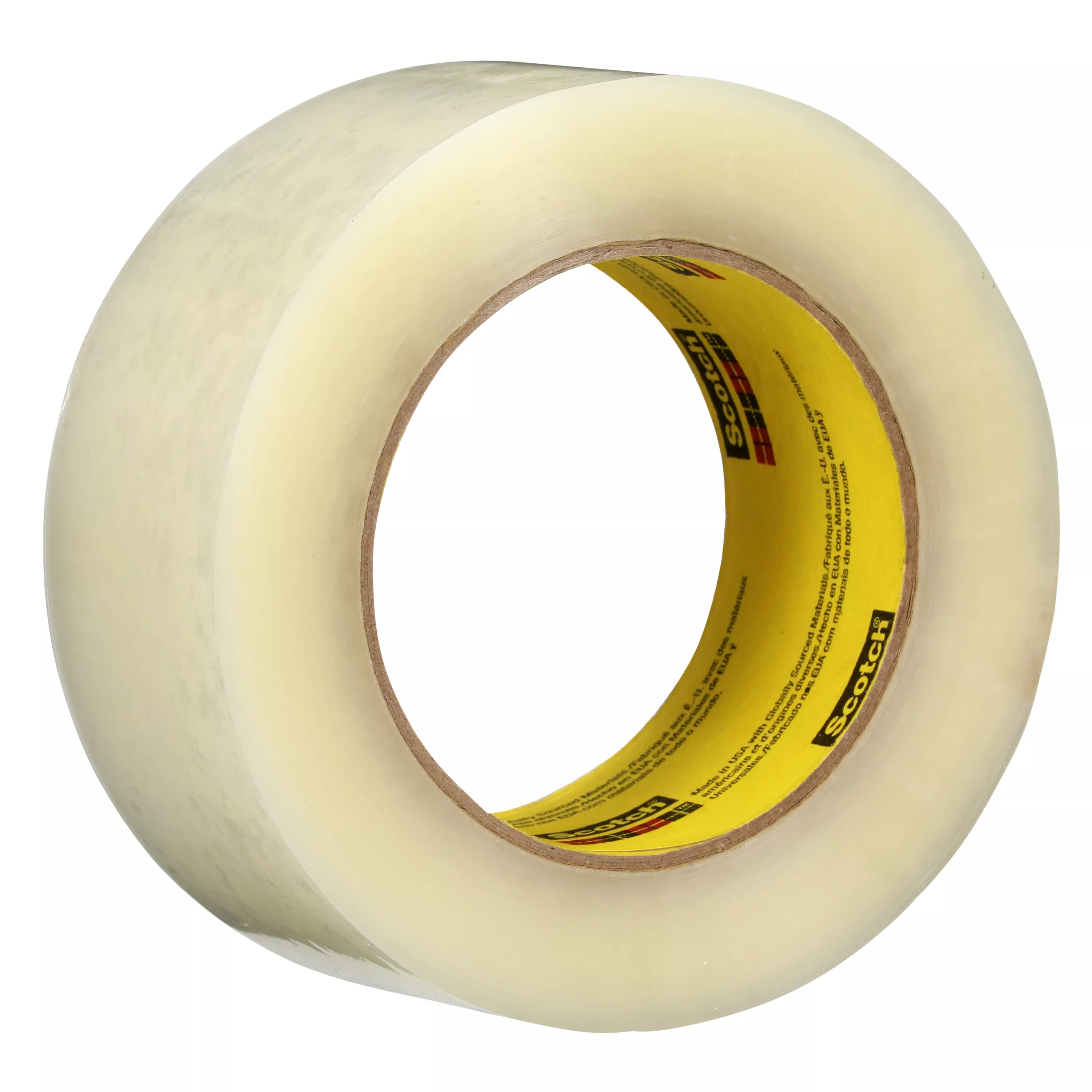 Scotch® High Tack Box Sealing Tape 373+, Clear, 48 mm x 100 m, 36 Rolls/Case, Individually Wrapped