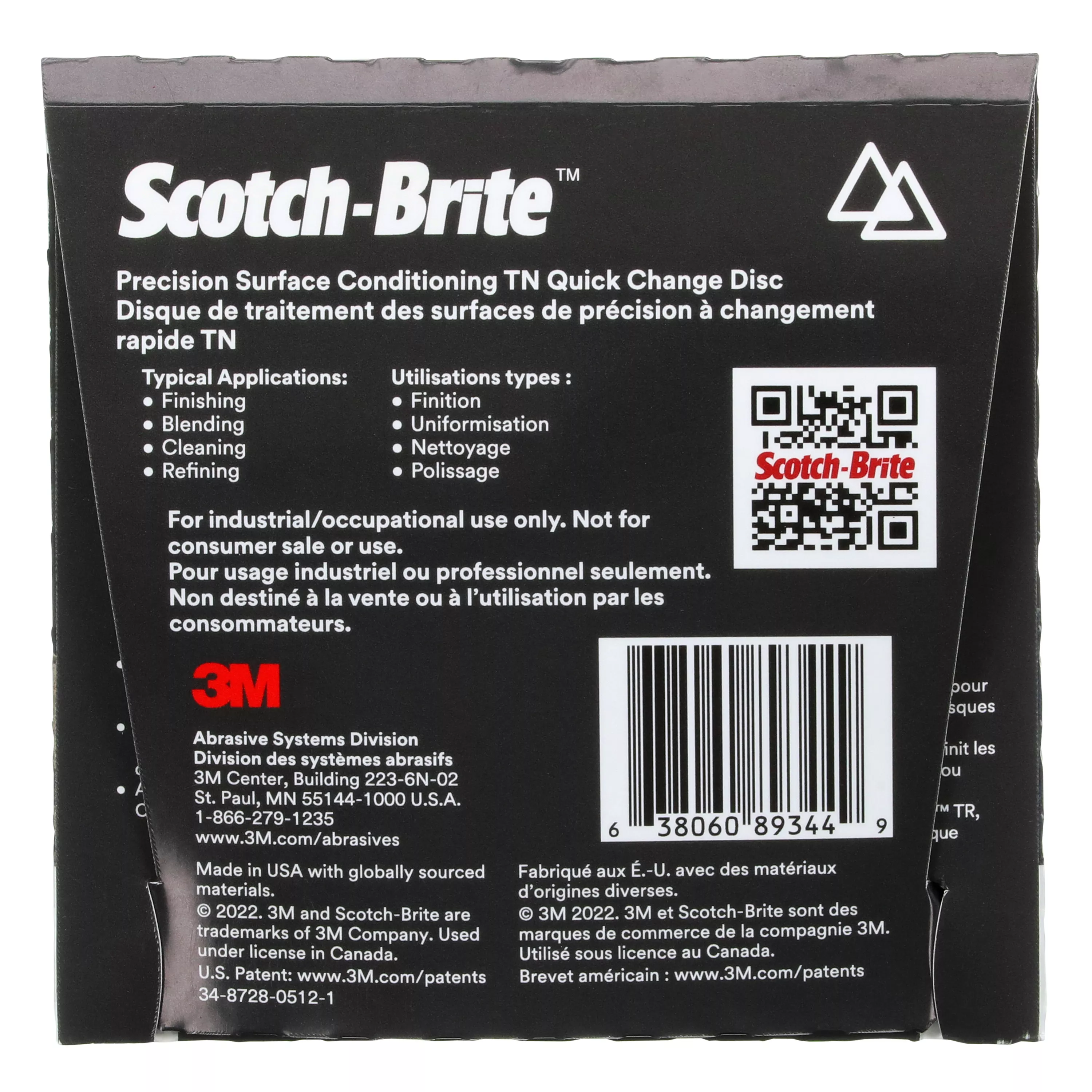 SKU 7100274538 | Scotch-Brite™ Precision Surface Conditioning TN Quick Change Disc