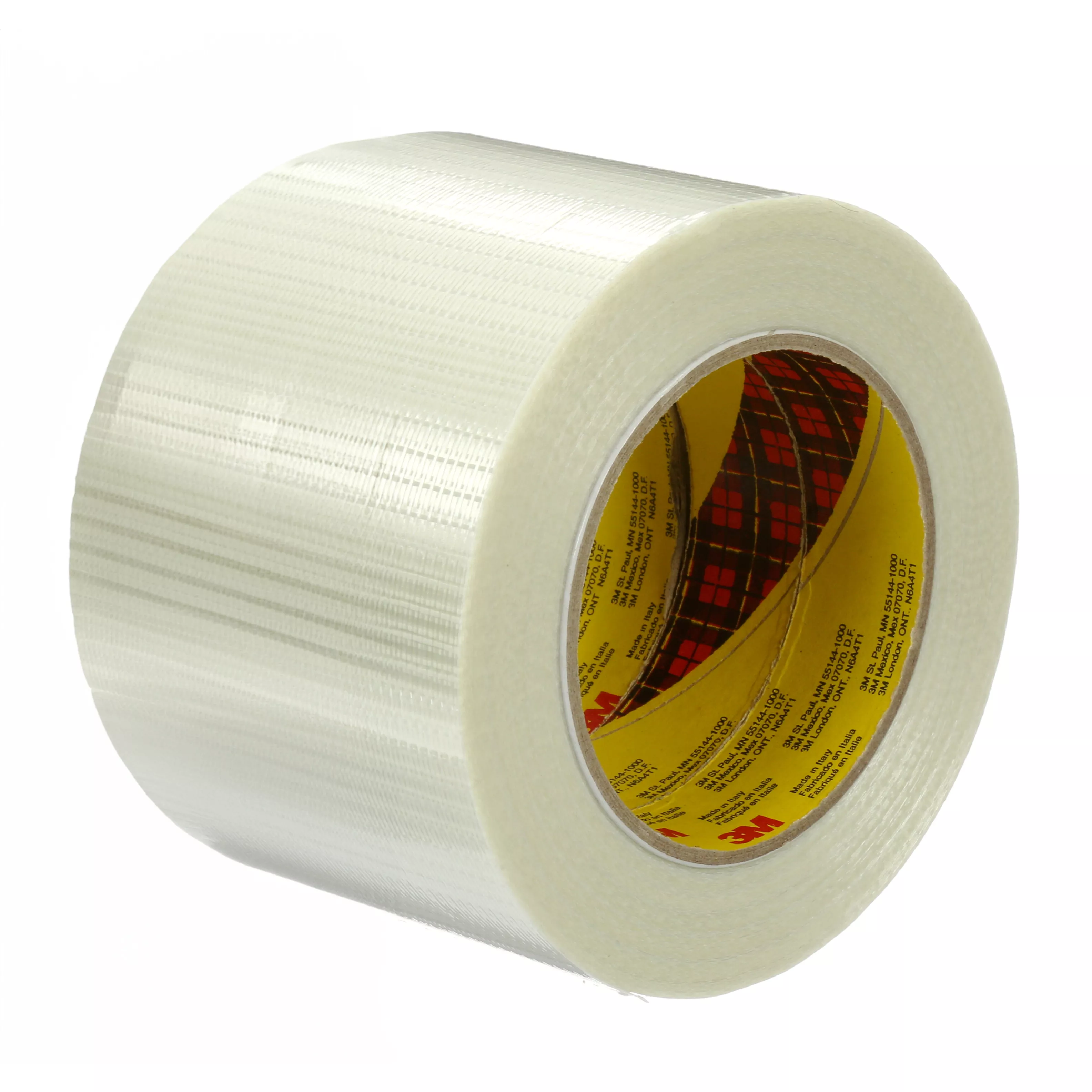 Scotch® Bi-Directional Filament Tape 8959, Clear, 4 in x 60 yd, 5.7 mil,
12 Roll/Case