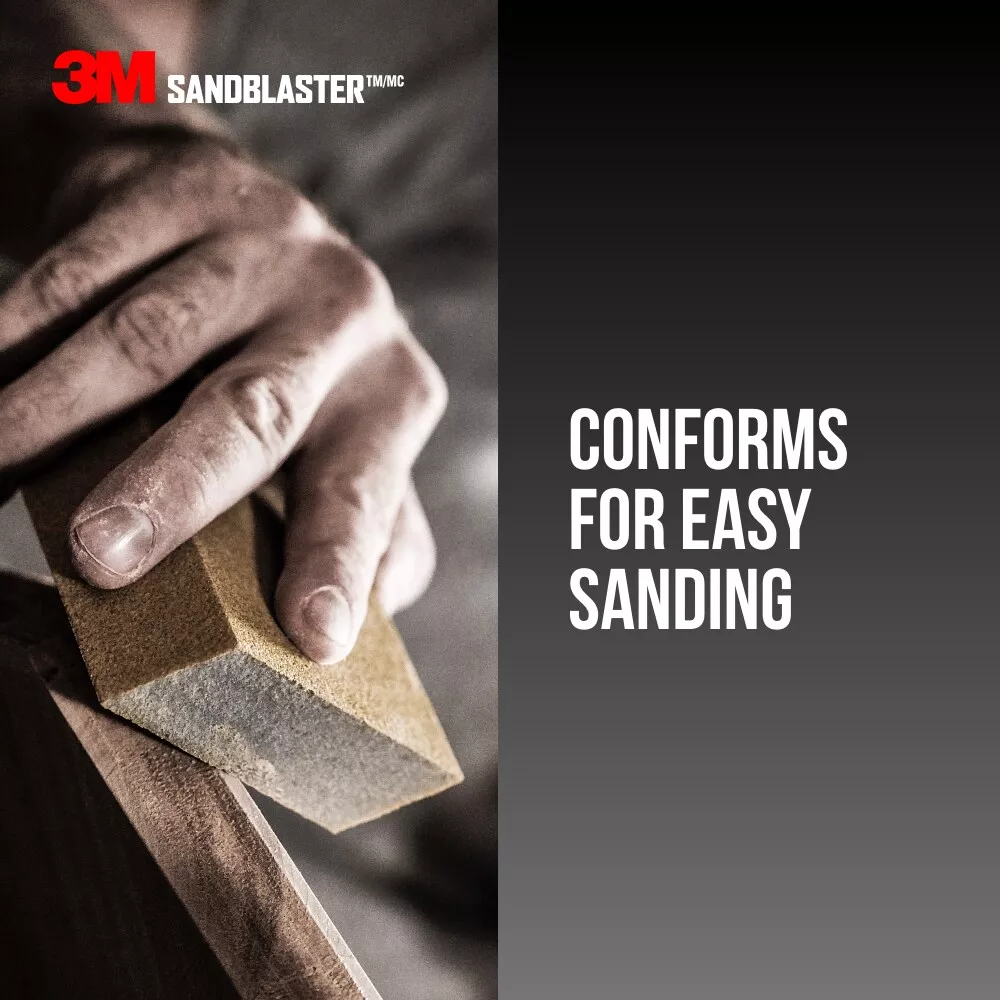SKU 7010371176 | 3M™ SandBlaster™ EDGE DETAILING Sanding Sponge
