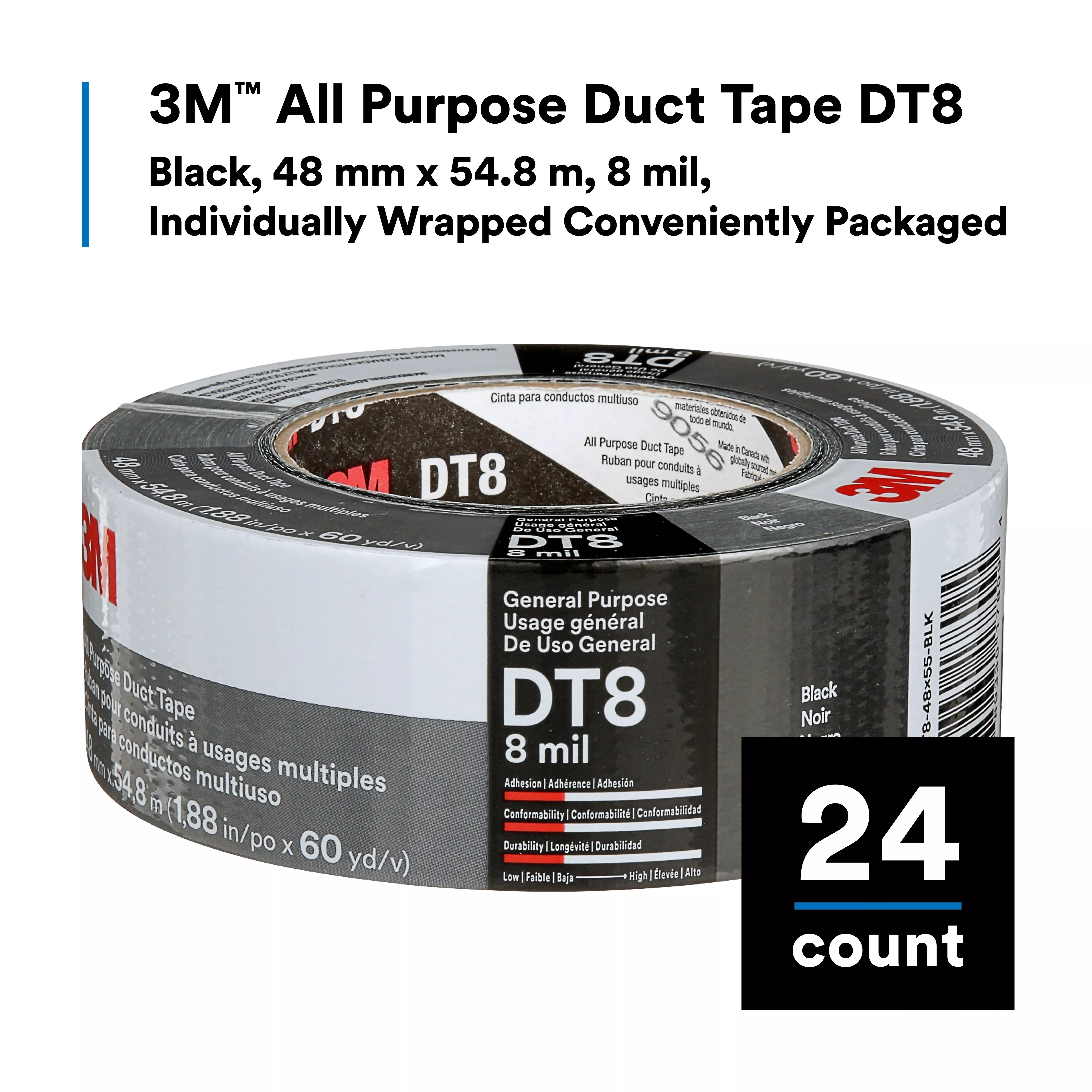 Product Number DT8 | 3M™ All Purpose Duct Tape DT8