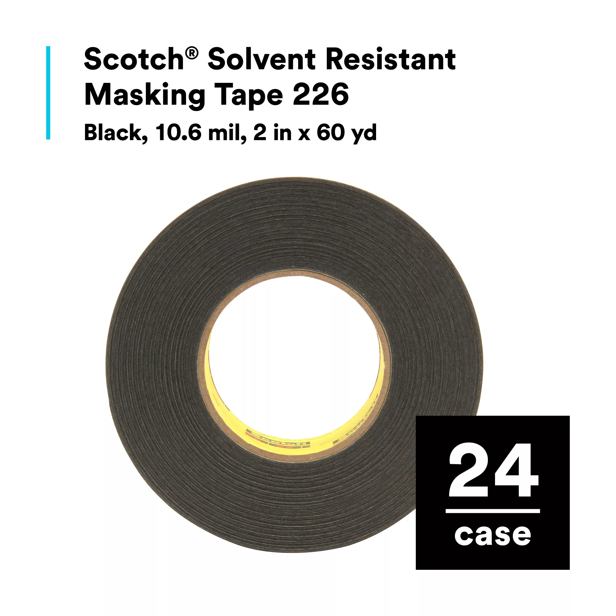 SKU 7000048633 | Scotch® Solvent Resistant Masking Tape 226