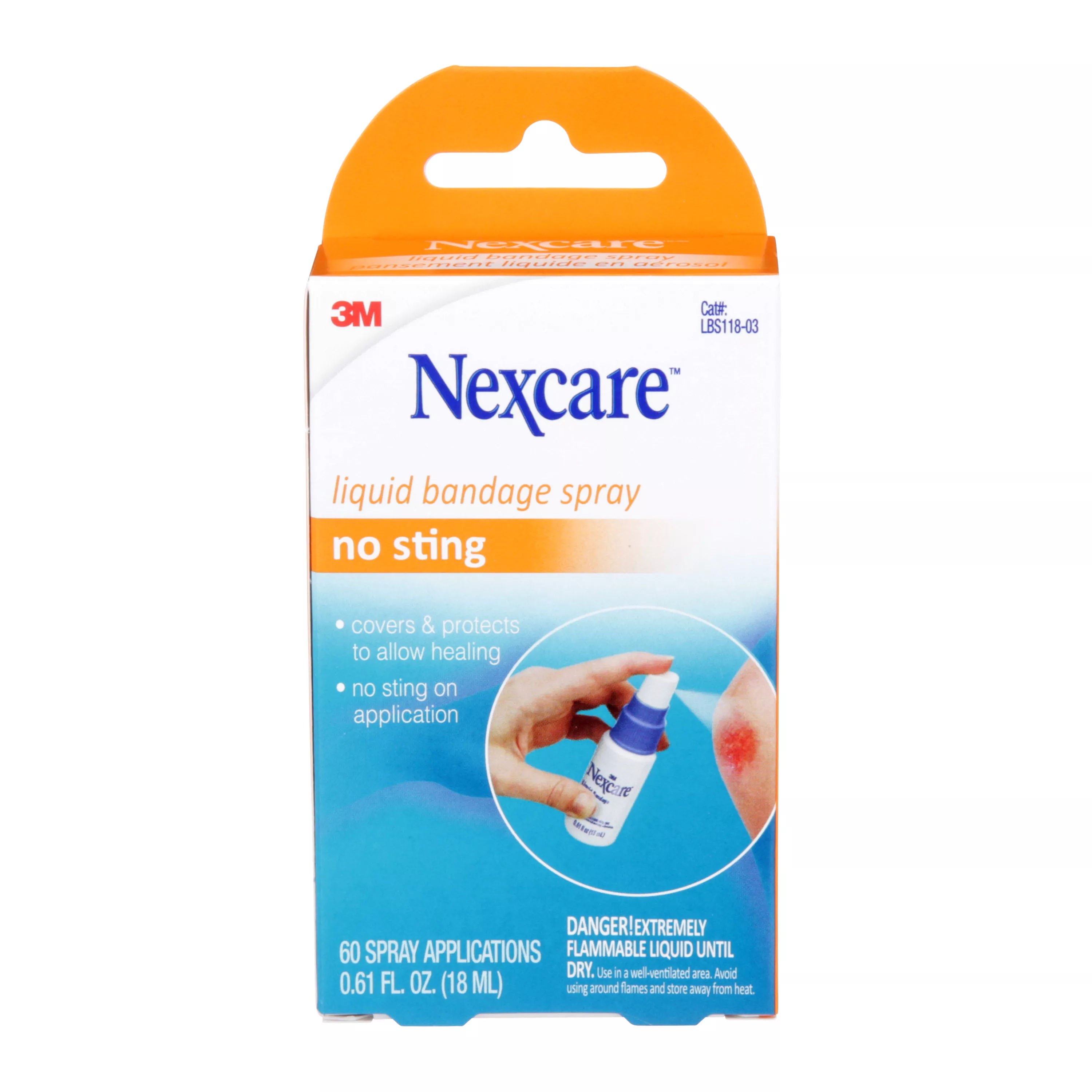 SKU 7100270250 | Nexcare™ Liquid Bandage Spray LBS118-03 .61 fl / 18 ml