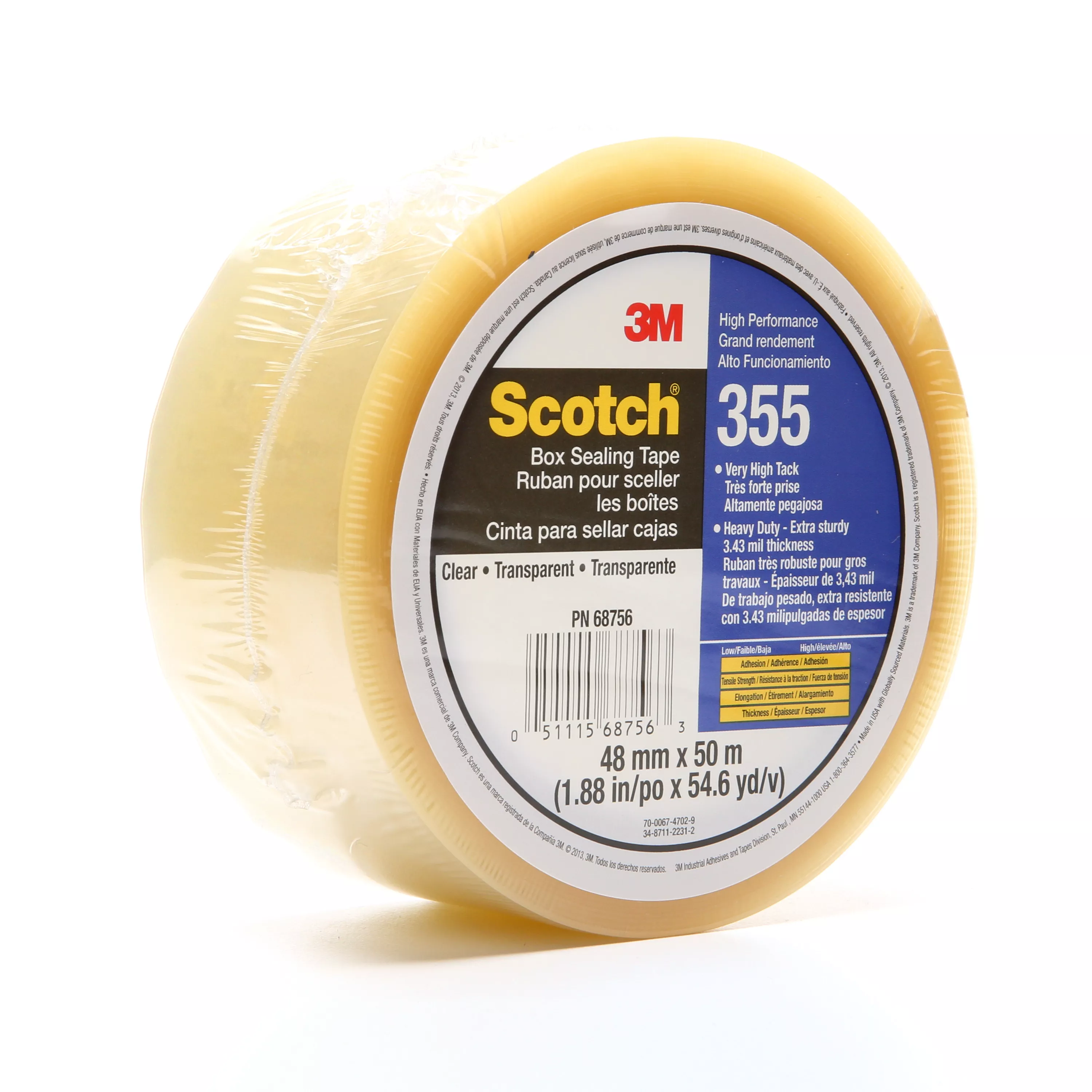 Product Number 355 | Scotch® Box Sealing Tape 355