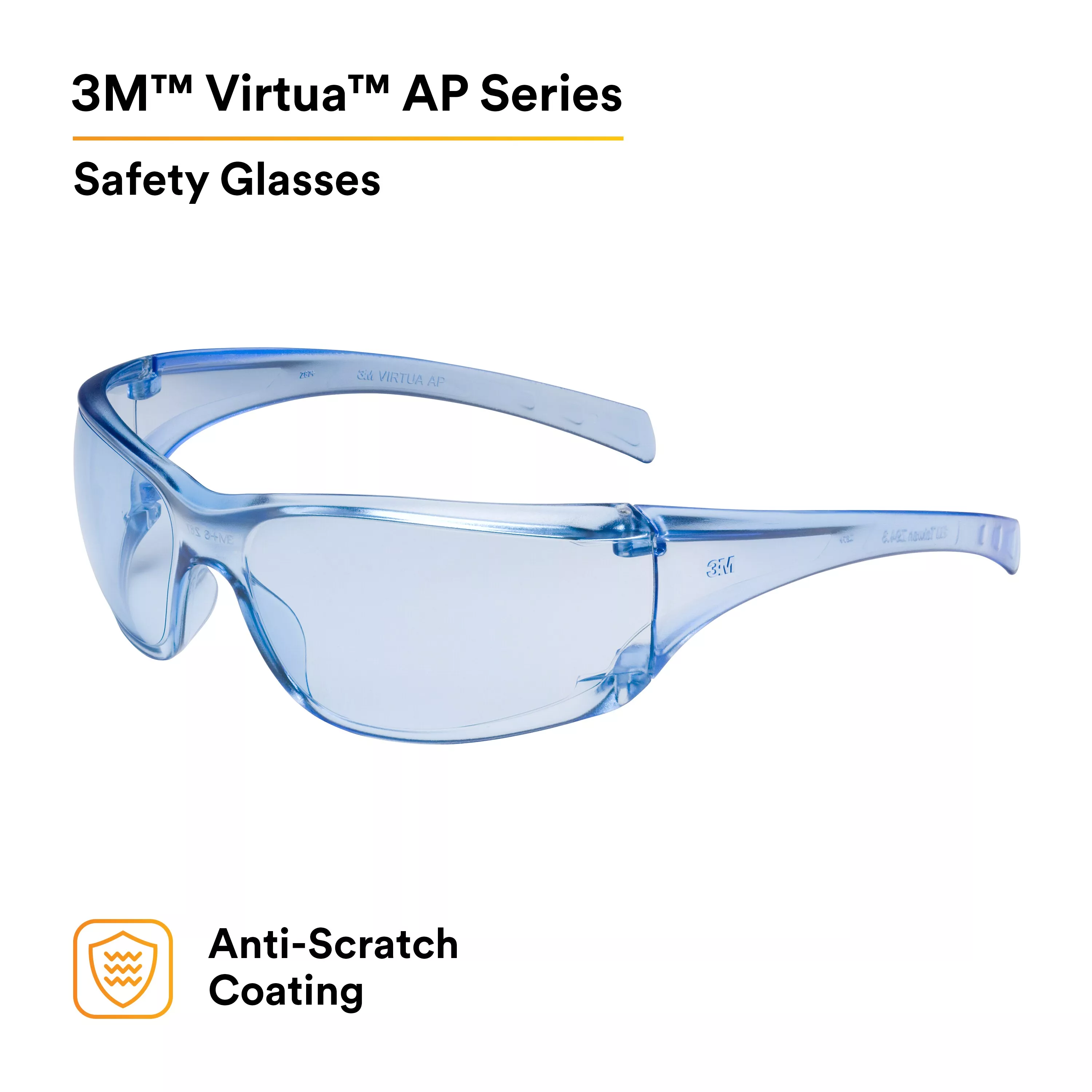 Product Number 11816-00000-20 | 3M™ Virtua™ AP Protective Eyewear 11816-00000-20 Light Blue Hard Coat
Lens
