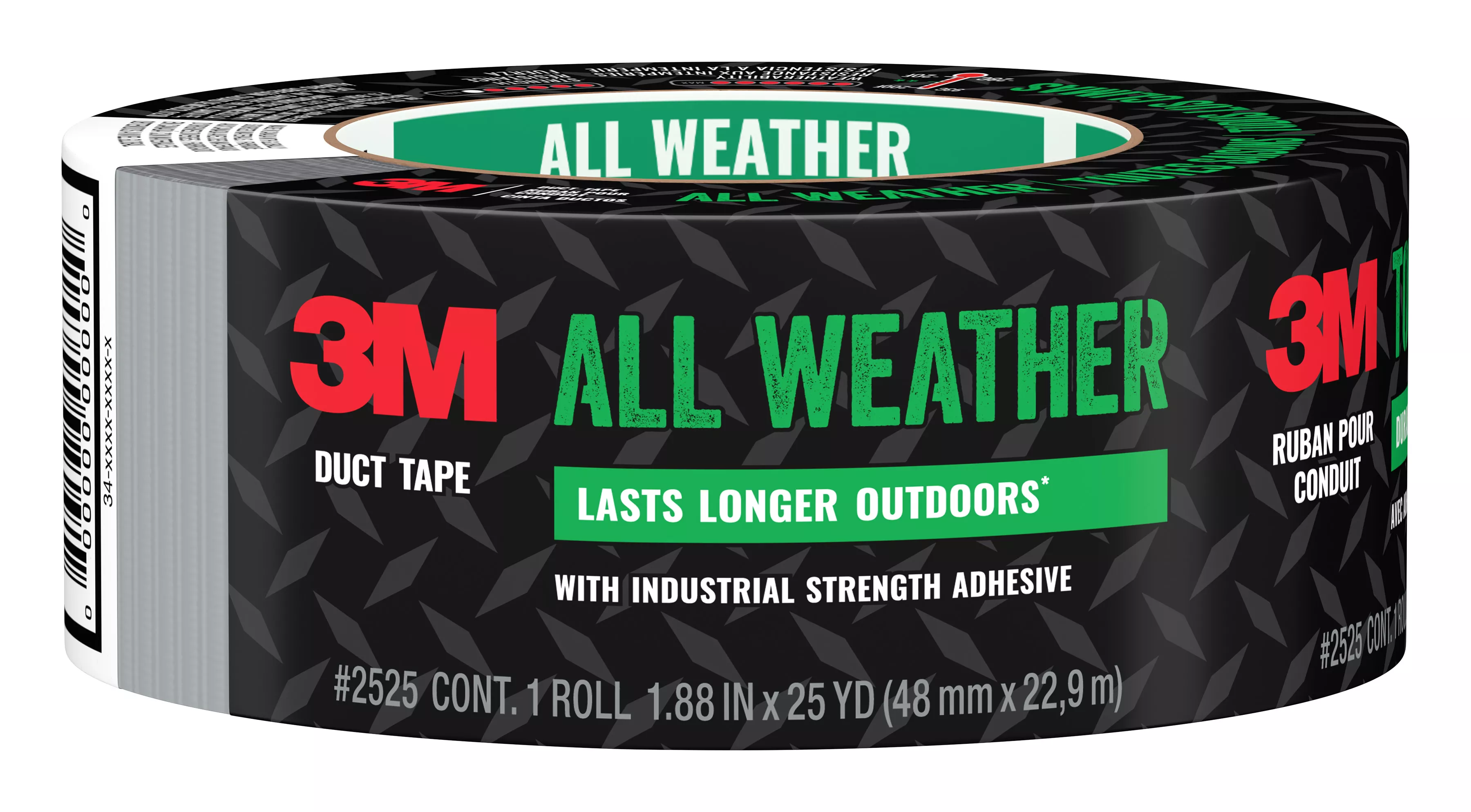 SKU 7100281084 | 3M™ All Weather Duct Tape 2525