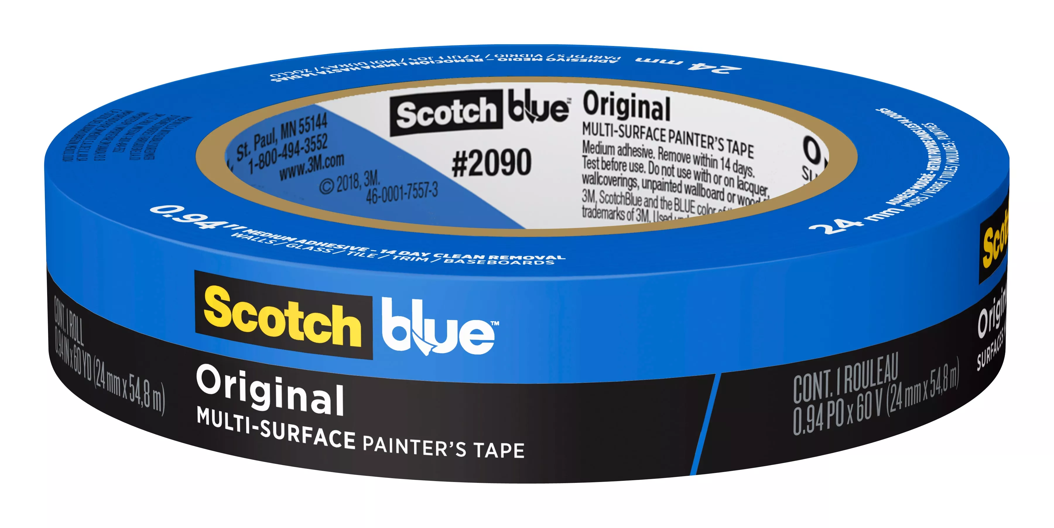SKU 7100185210 | ScotchBlue™ Original Painter's Tape 2090-24NC