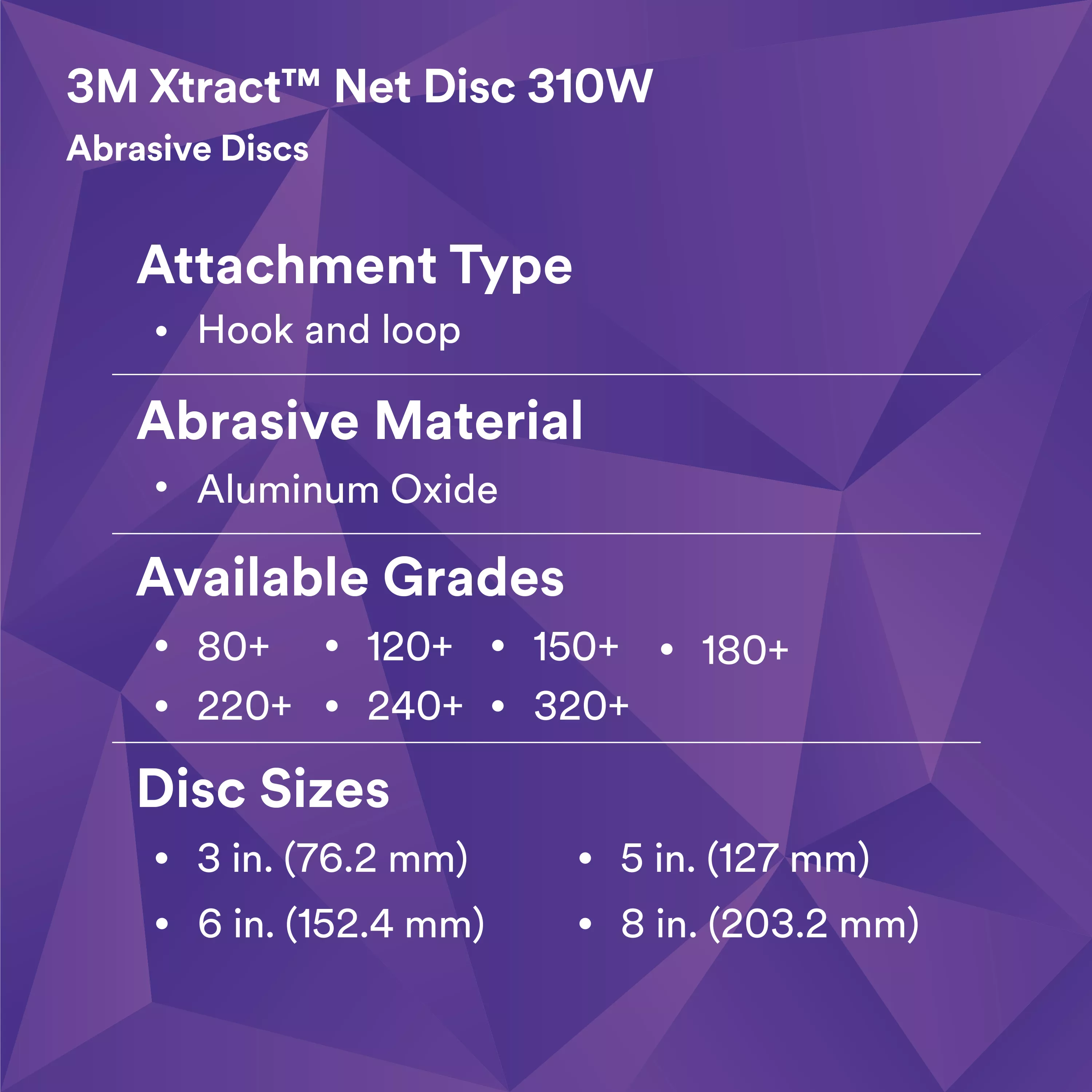 SKU 7100247525 | 3M Xtract™ Net Disc 310W