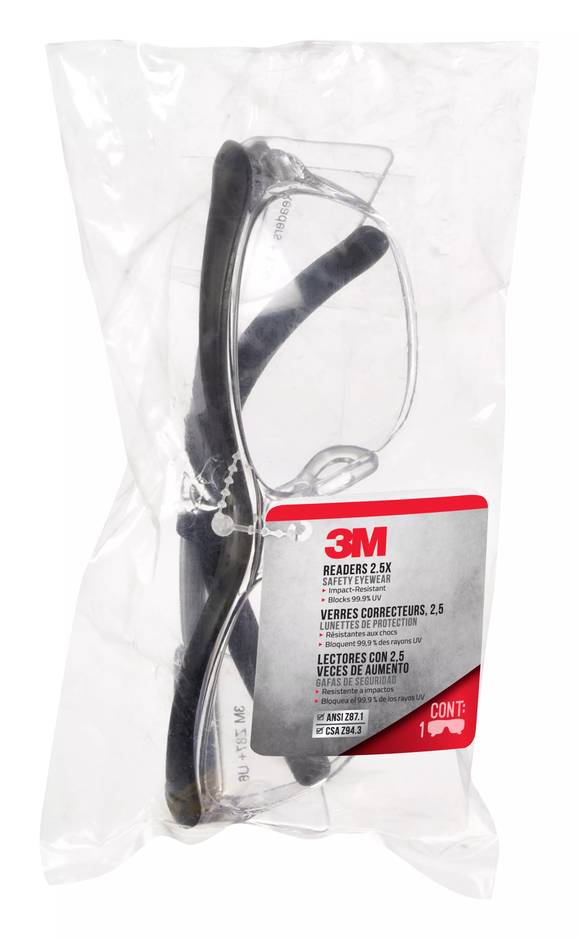 SKU 7100169969 | 3M™ Readers Safety Glasses
