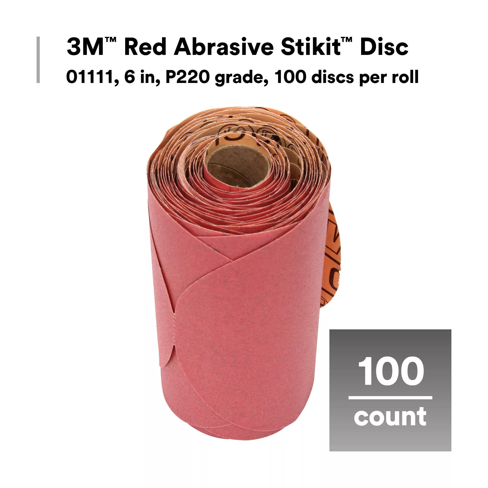 SKU 7000119768 | 3M™ Red Abrasive Stikit™ Disc