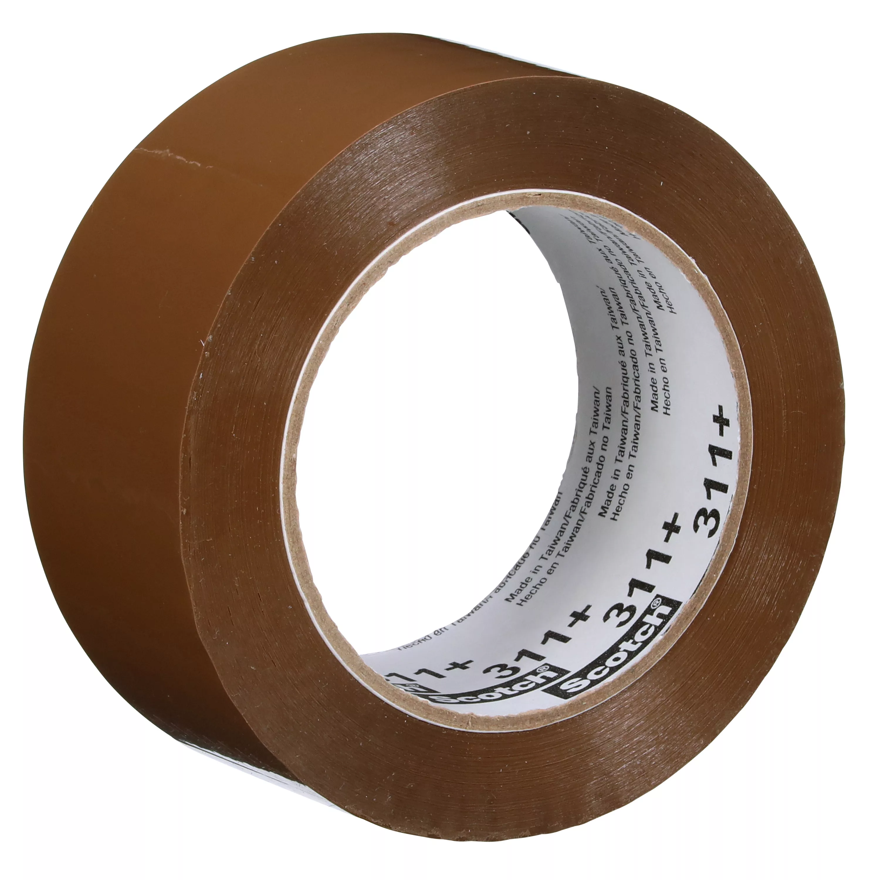 Scotch(R) High Tack Box Sealing Tape 311+, Tan, 48 mm x 100 m, 36/Case