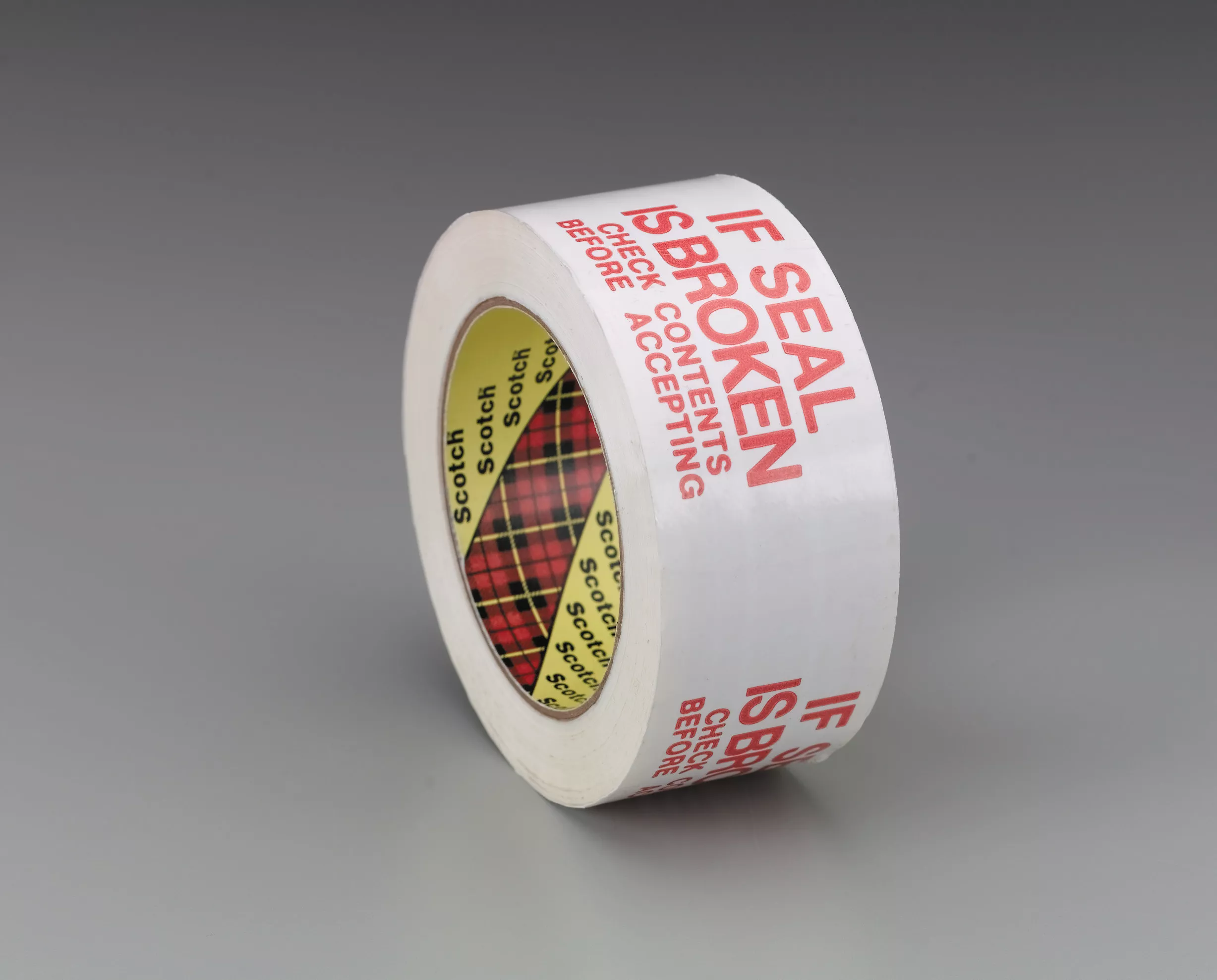 Scotch® Printed Message Box Sealing Tape 3771, White, 48 mm x 100 m,
36/Case