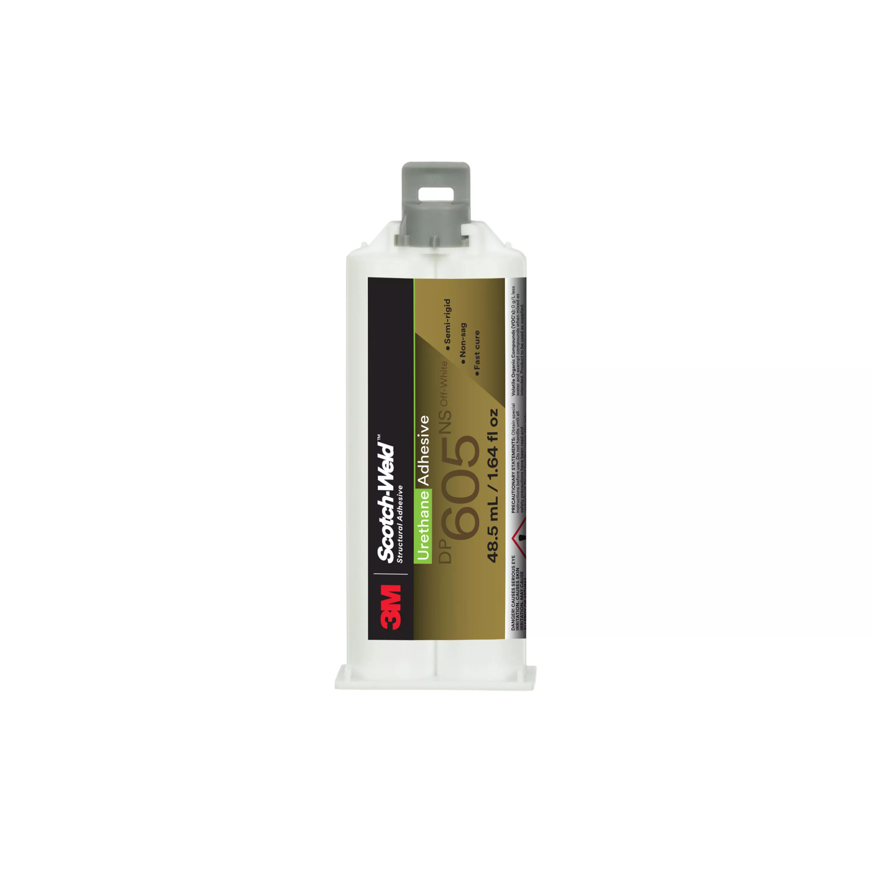 3M™ Scotch-Weld™ Urethane Adhesive DP605NS, Off-White, 48.5 mL Duo-Pak,
12/Case