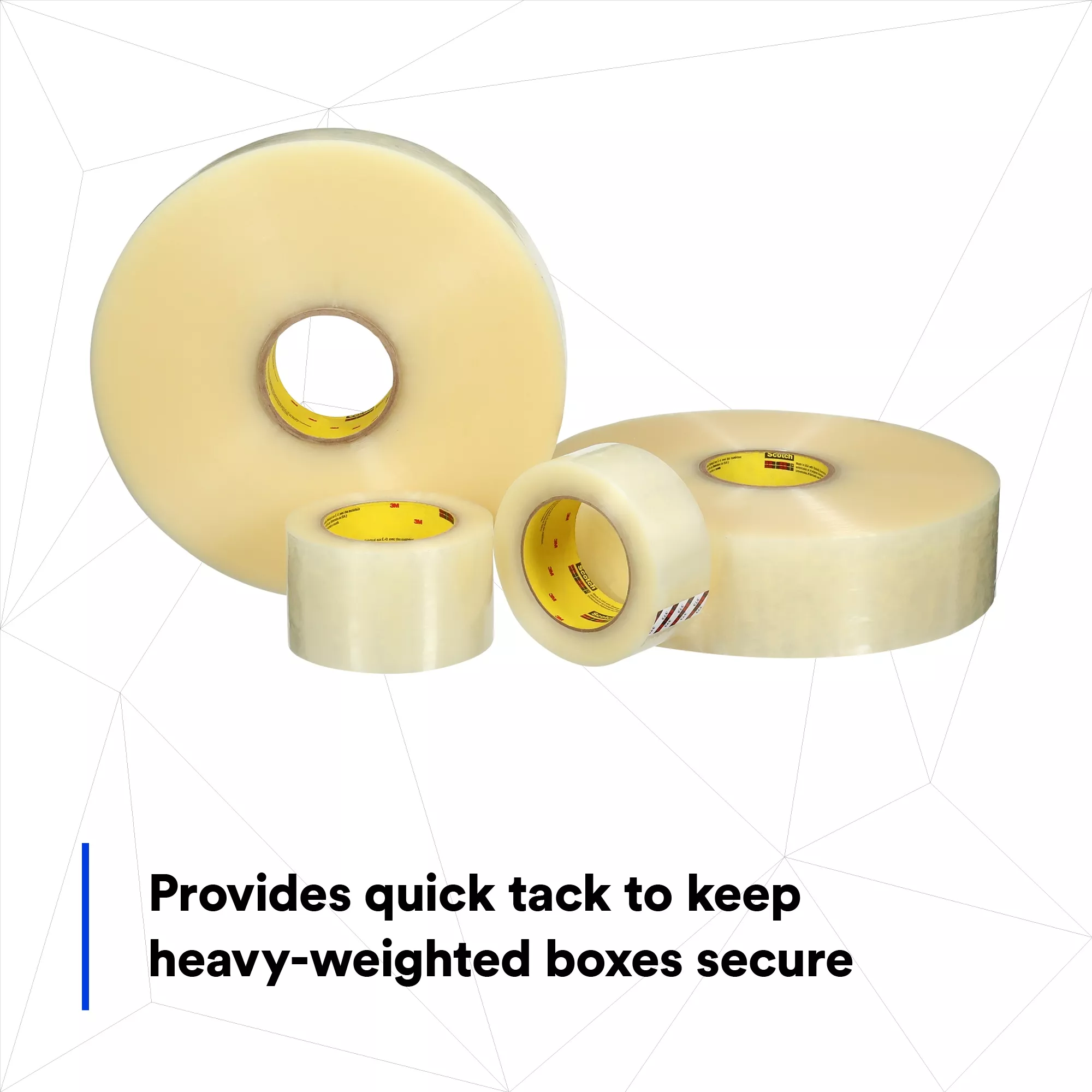 SKU 7100266183 | Scotch® High Tack Box Sealing Tape 373+