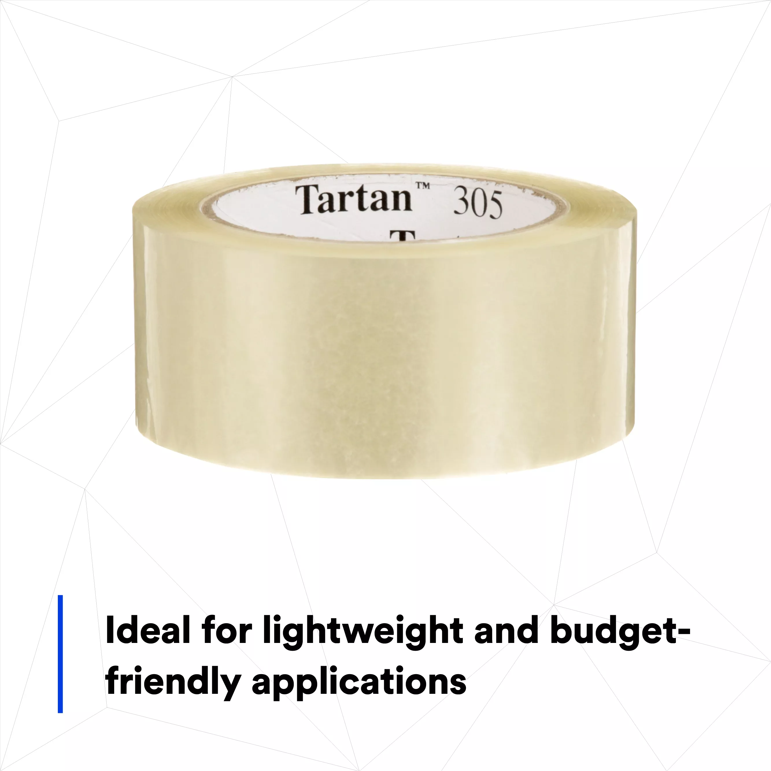 SKU 7100241143 | Tartan™ Box Sealing Tape 305