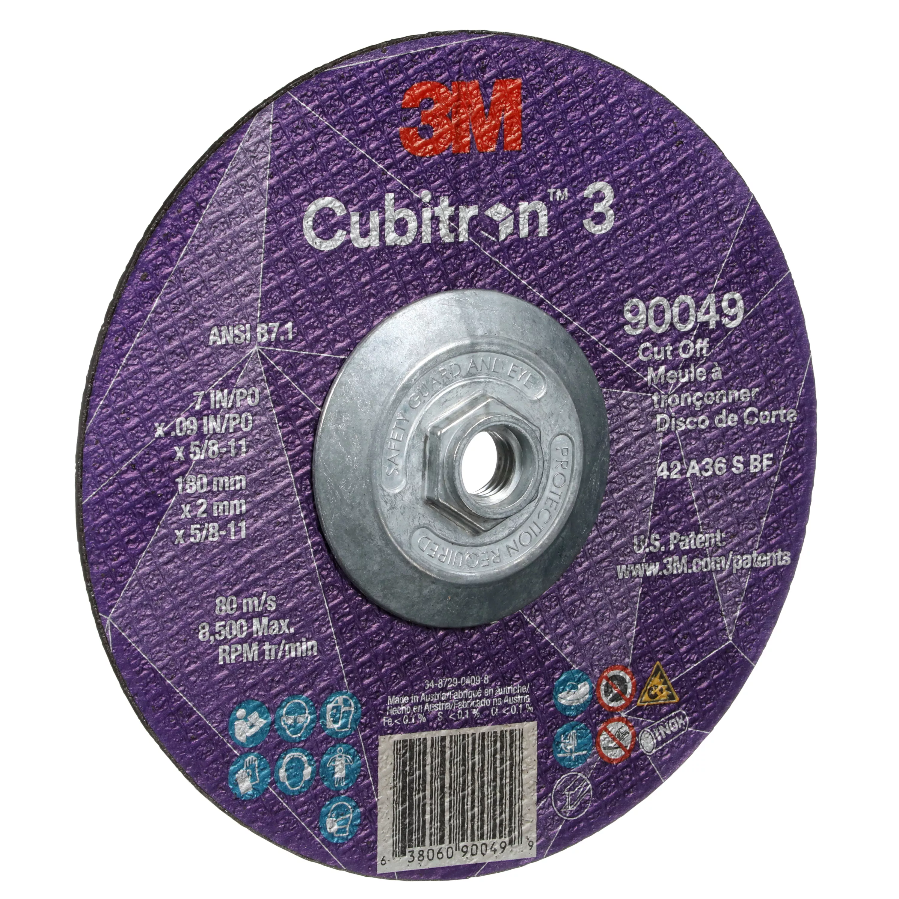 Product Number 90049 | 3M™ Cubitron™ 3 Cut-Off Wheel
