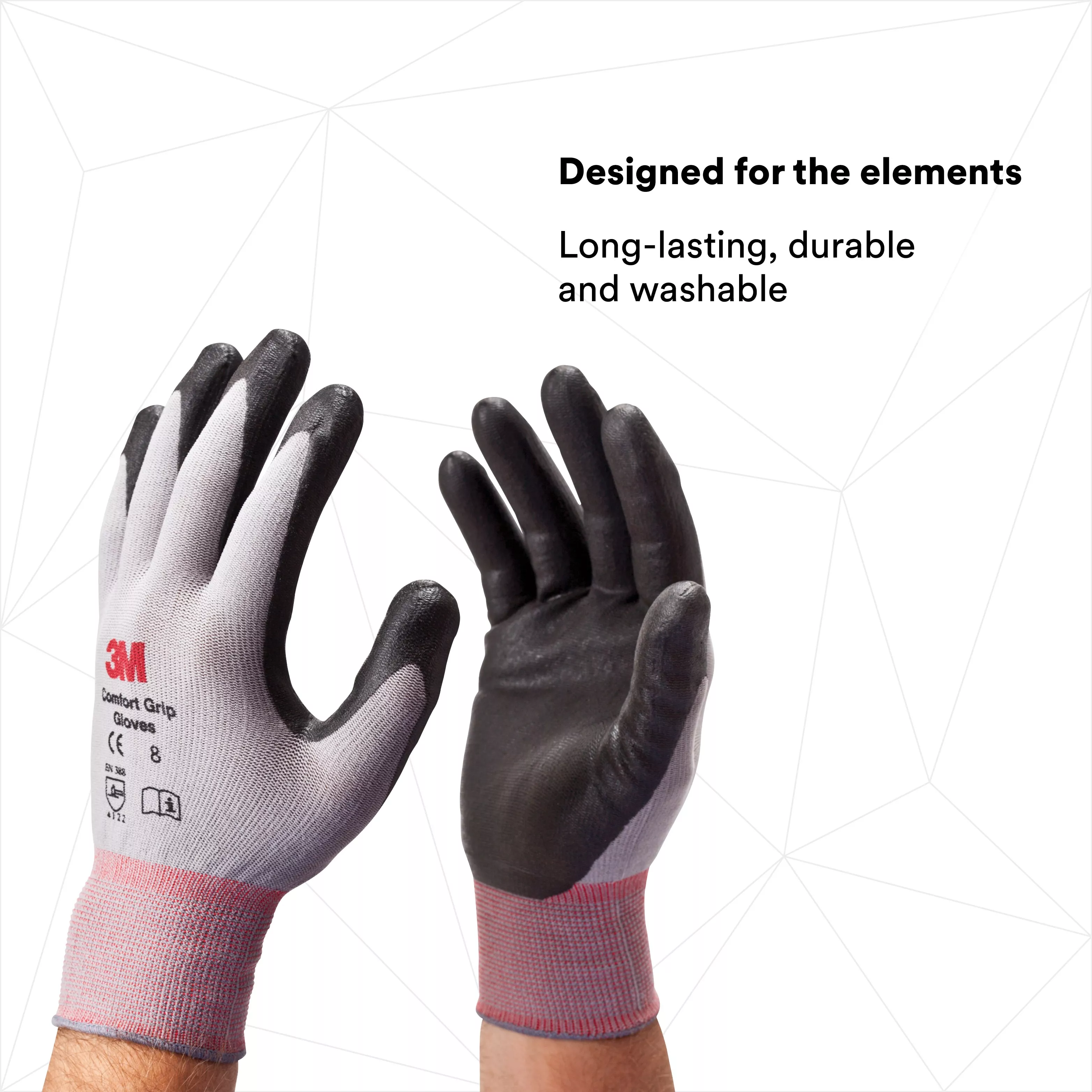 SKU 7100034911 | 3M™ Comfort Grip Glove CGL-GU