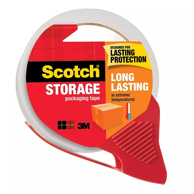 Scotch® Storage Packaging Tape 3650S-RD-36GC, 1.88 in x 38.2 yd (48 mm x 35 m)