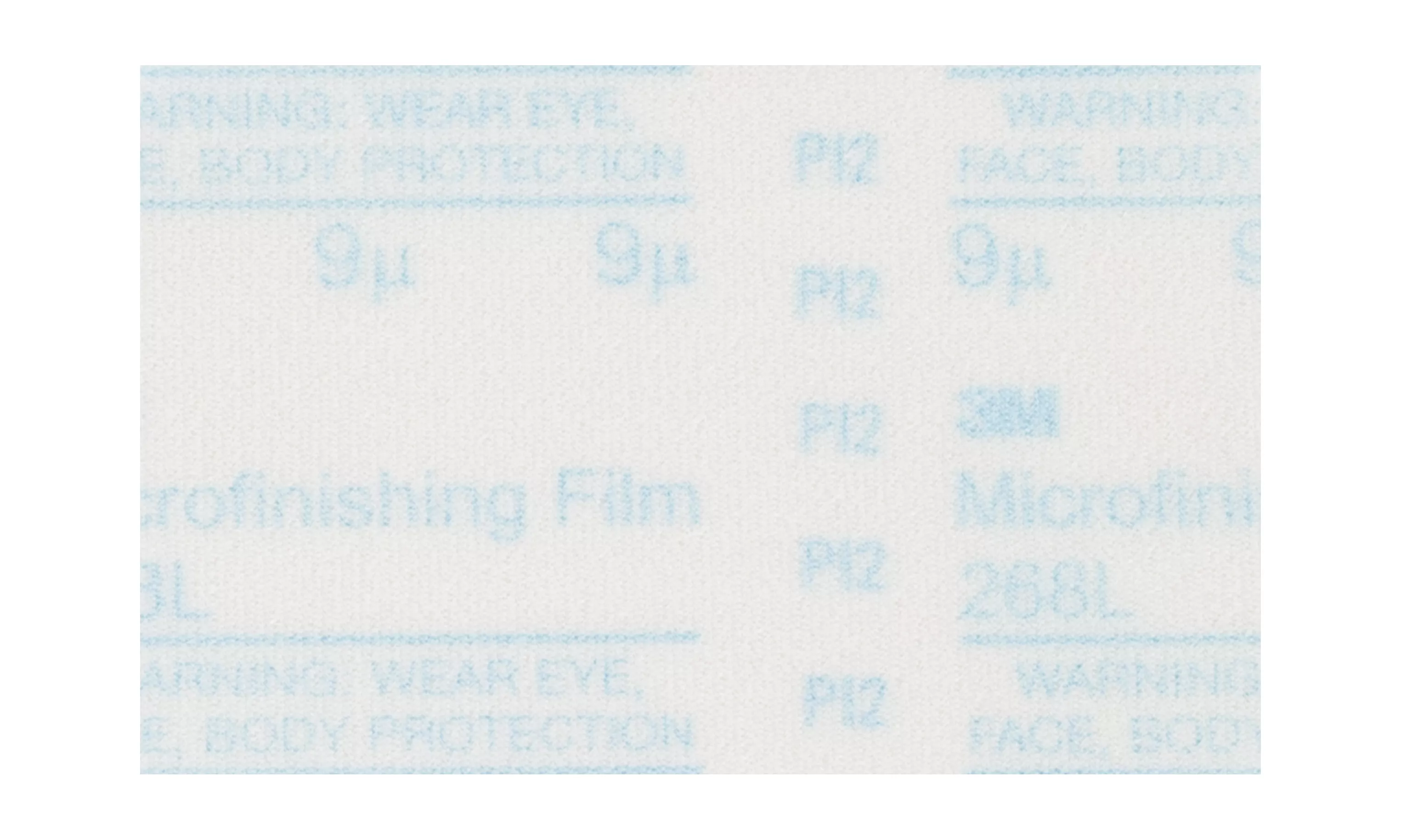3M™ Microfinishing PSA Film Disc 268L, 9 Mic 3MIL, Type D, 6 in x NH,
Die 600Z, 25/Carton, 250 ea/Case