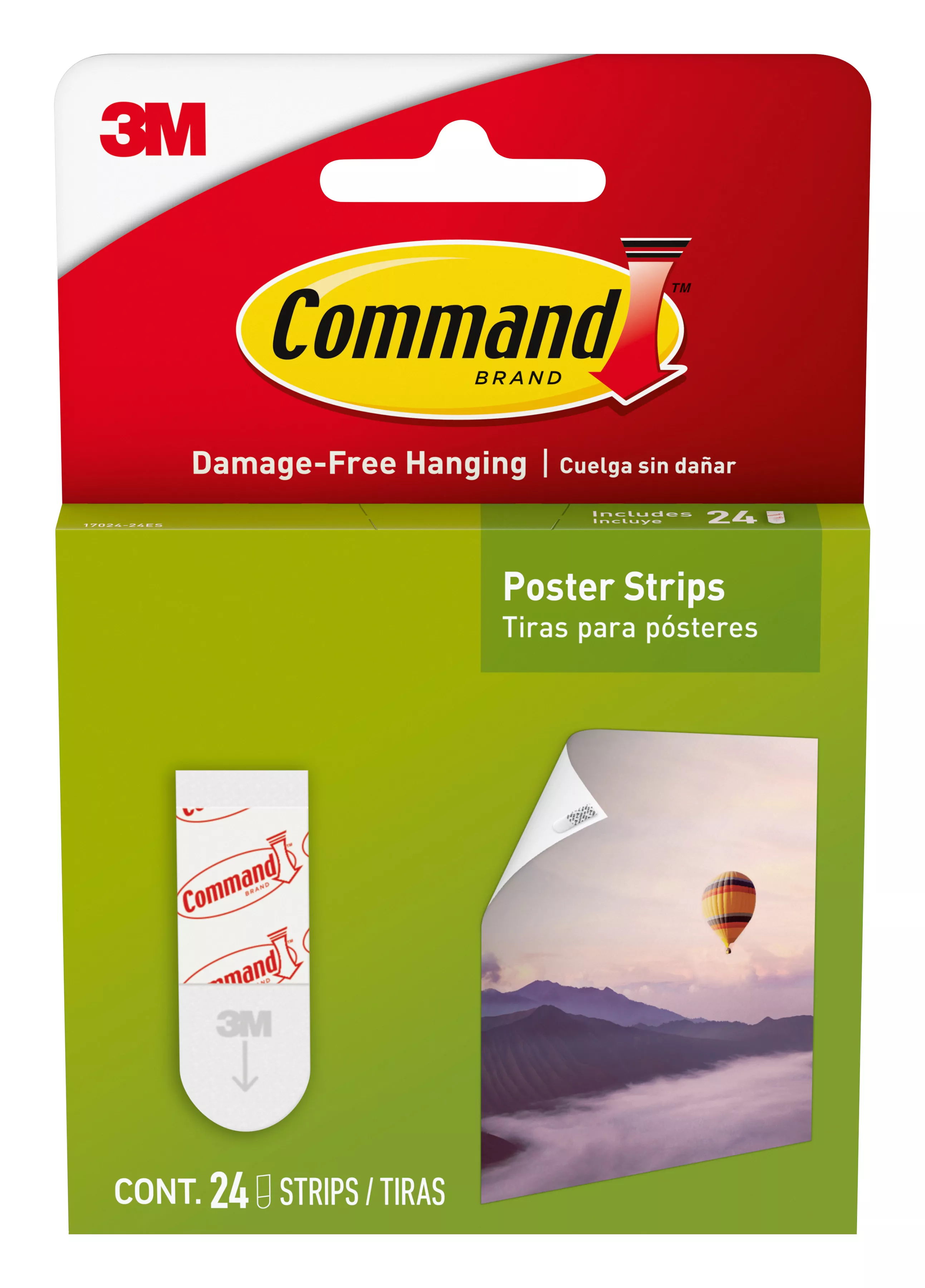 Command™ Poster Strips 17024ES, 12 Strips