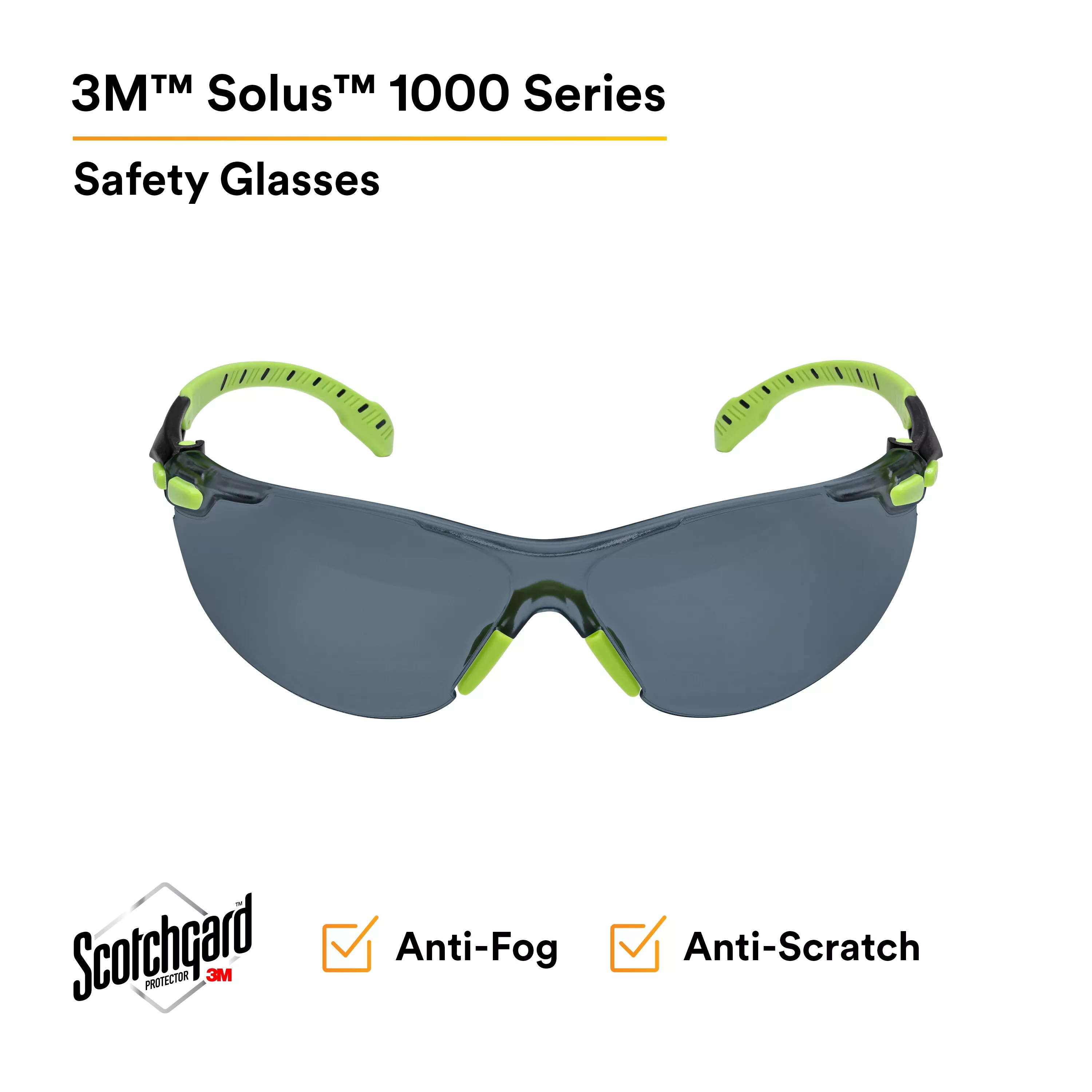 SKU 7100079180 | 3M™ Solus™ 1000-Series Safety Glasses S1202SGAF