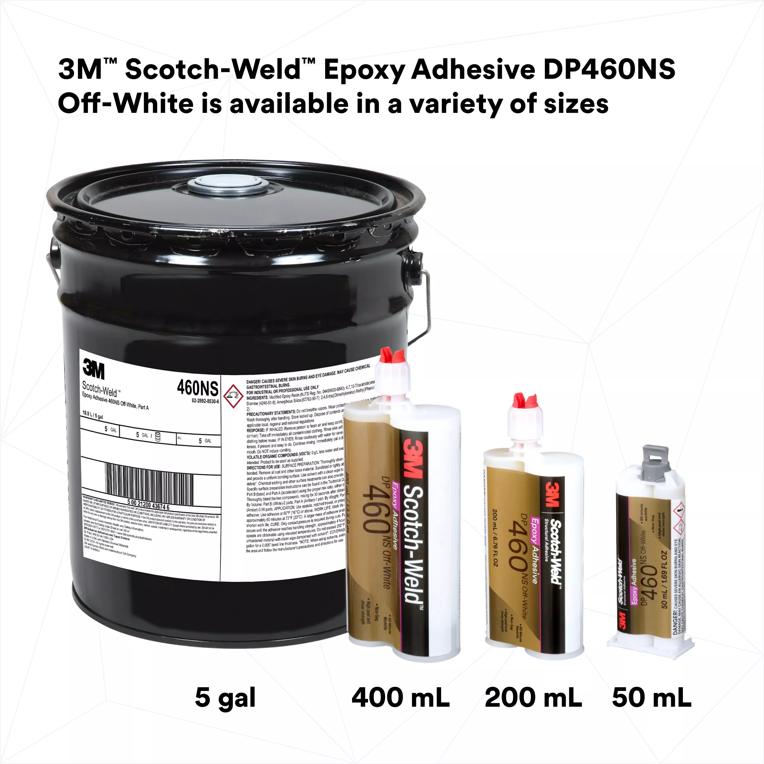 SKU 7100266082 | 3M™ Scotch-Weld™ Epoxy Adhesive 460NS