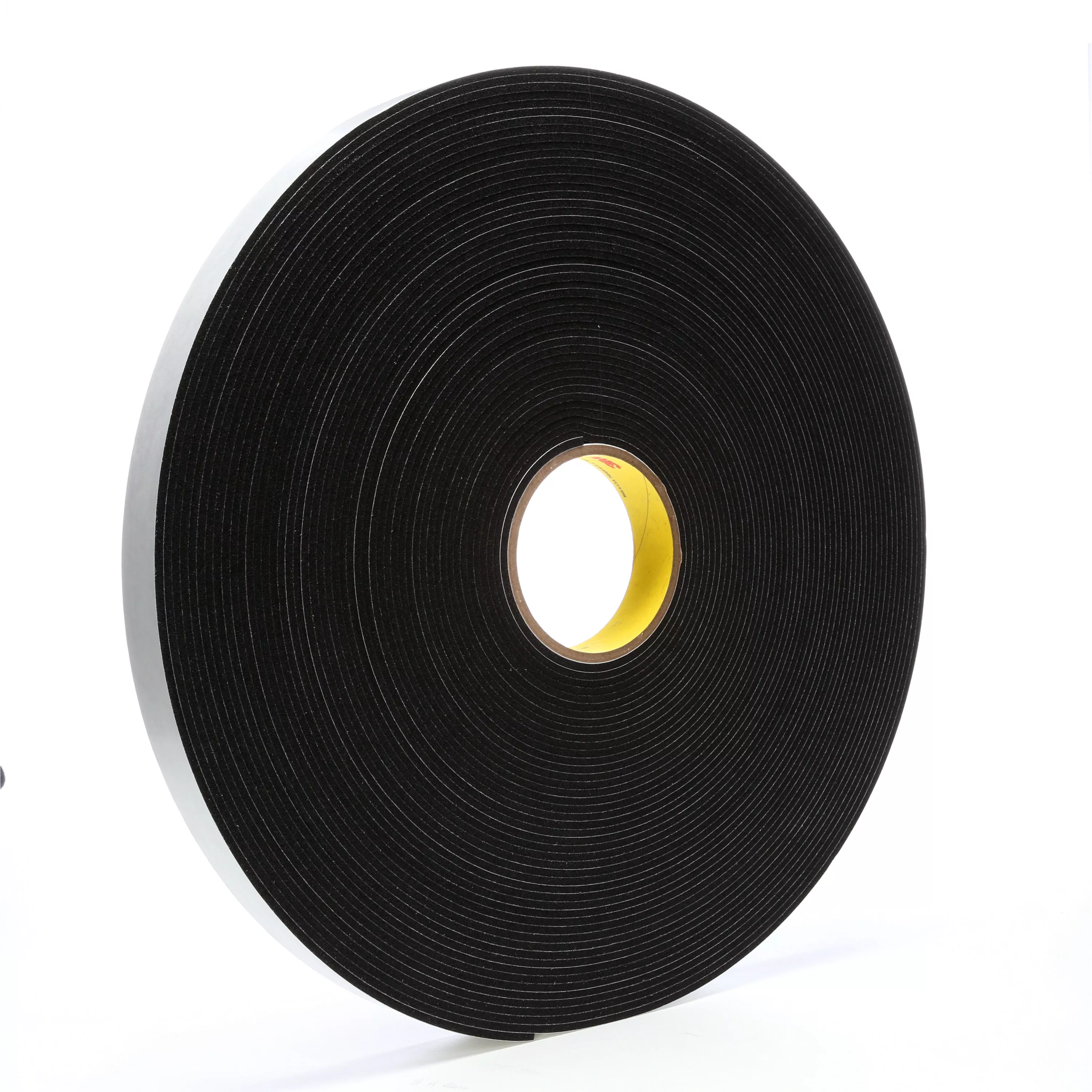 3M™ Vinyl Foam Tape 4508, Black, 1 in x 36 yd, 125 mil, 9 Roll/Case