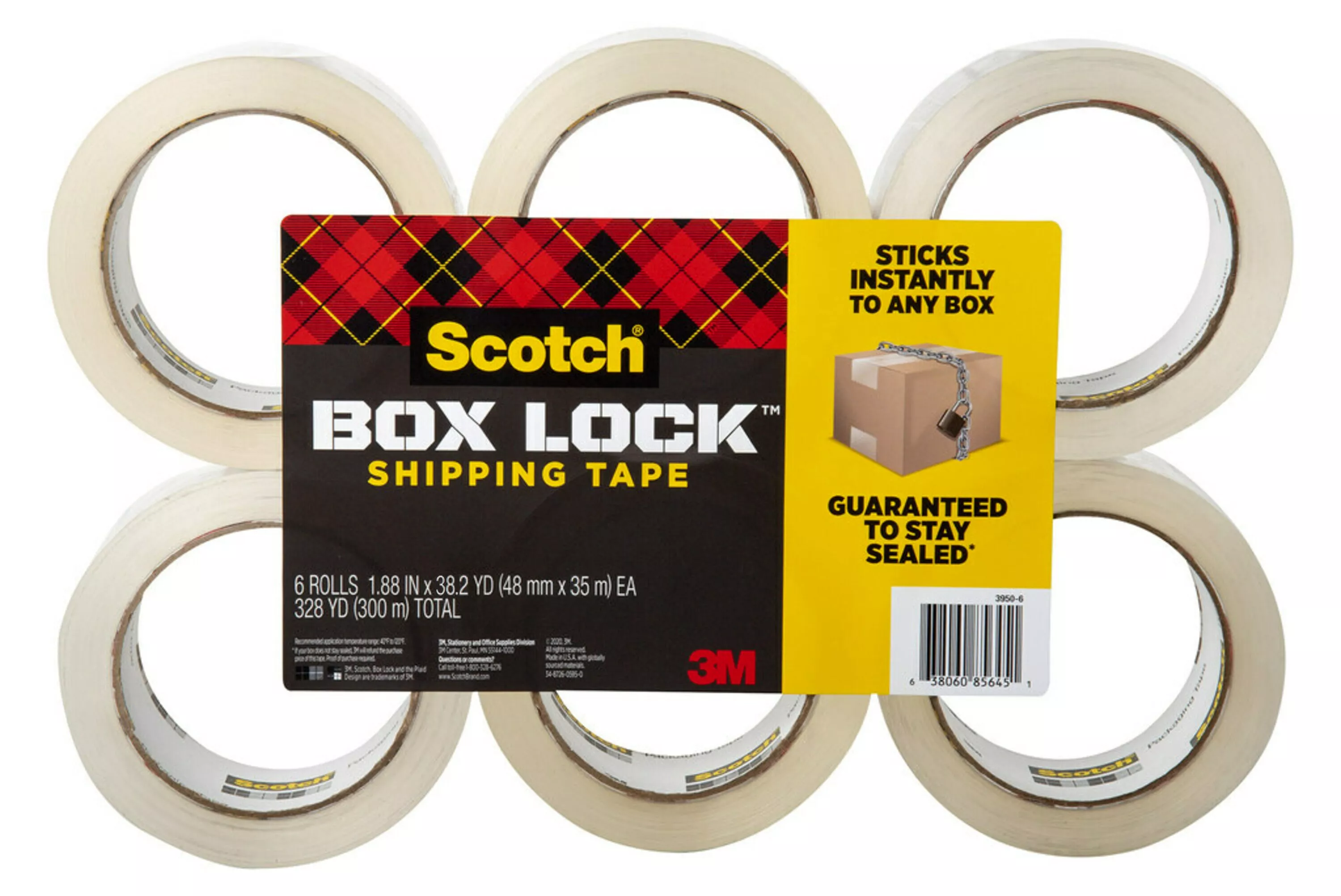 SKU 7100242420 | Scotch® Shipping Packaging Tape 3950S-6