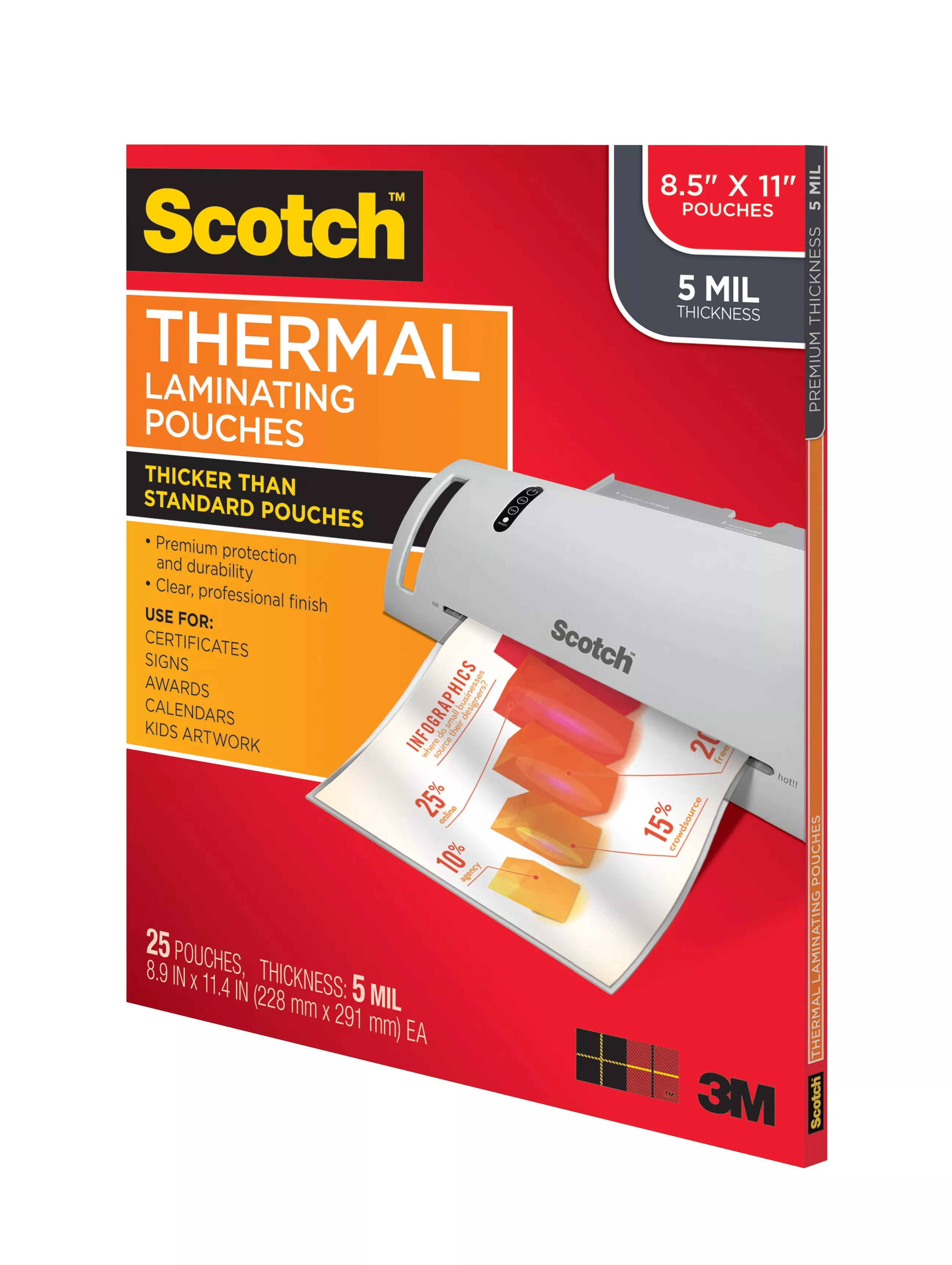 UPC 00076308728687 | Scotch™ Thermal Pouches TP5854-25