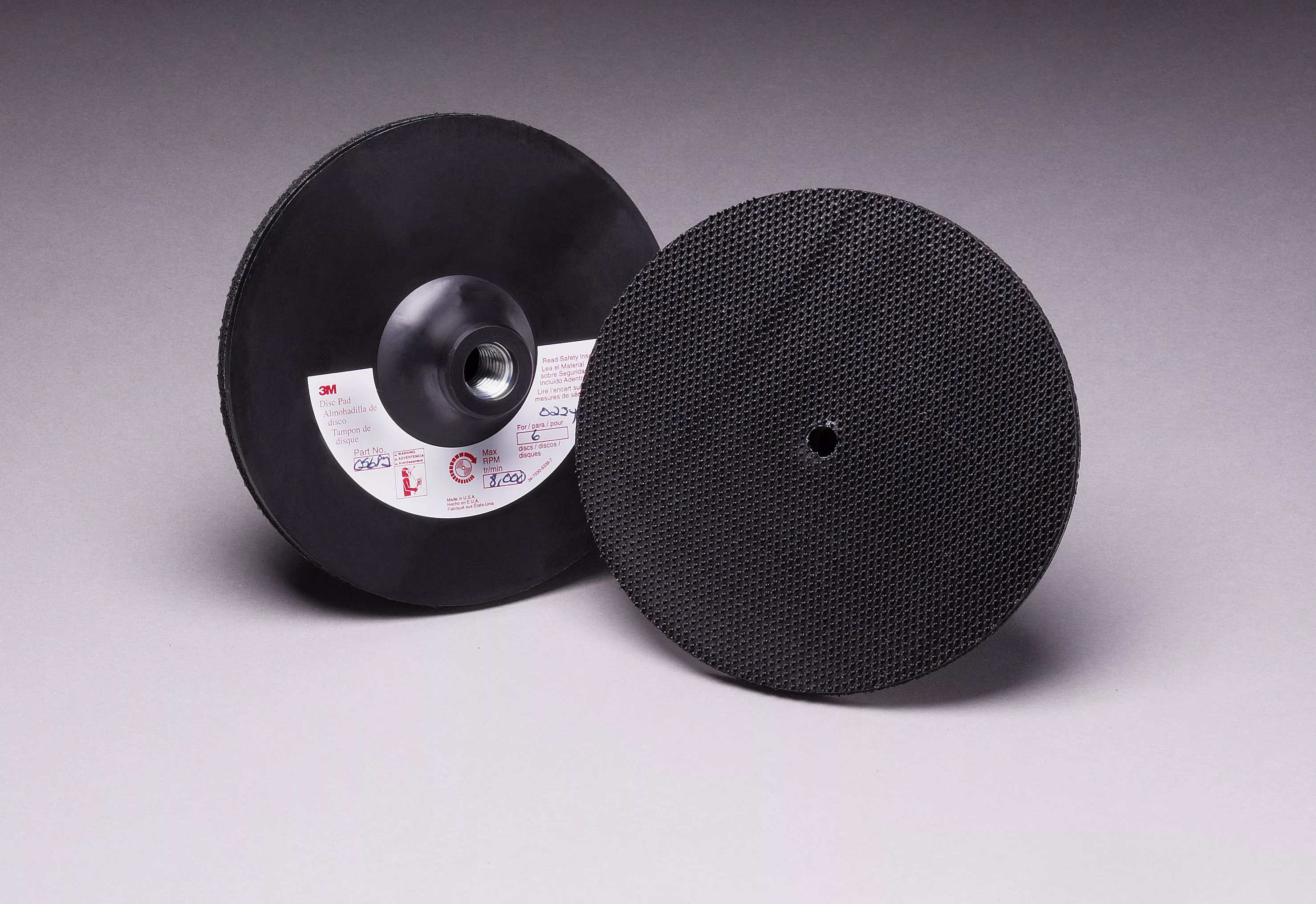 3M™ Disc Pad Holder 916, 6 in x 1/8 in x 3/8 in x 5/8 in-11 Internal, 1
ea/Case