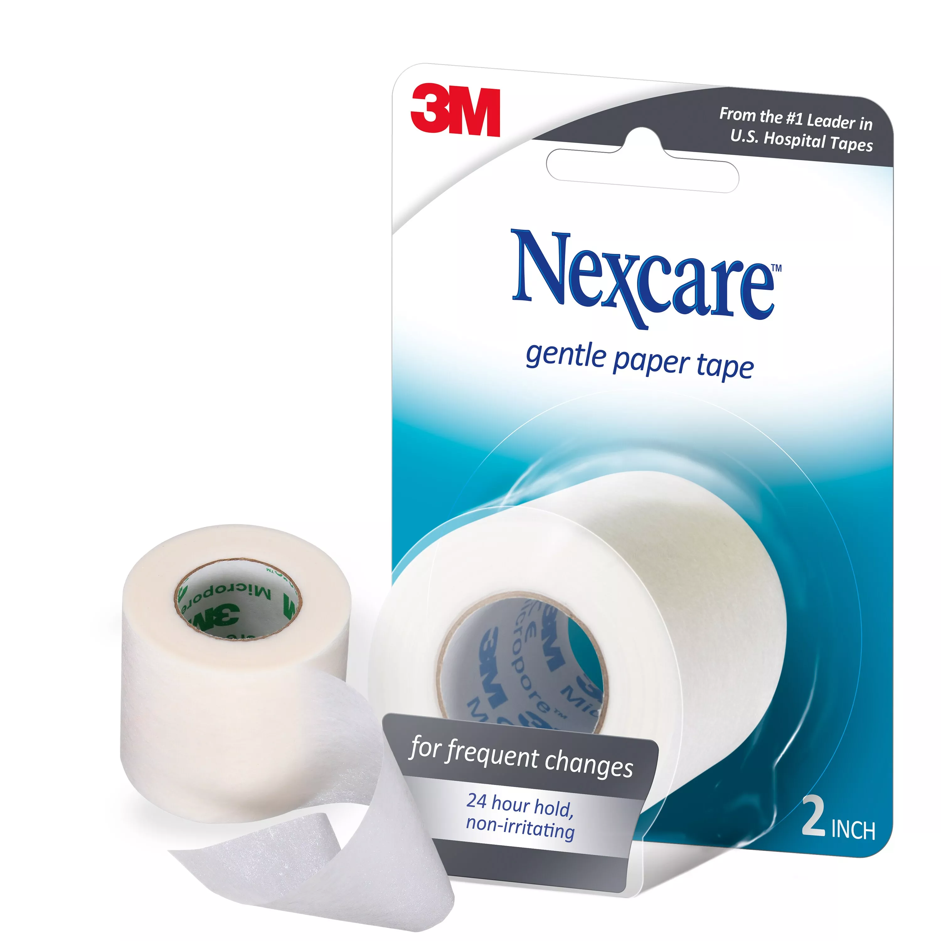 Nexcare™ Gentle Paper First Aid Tape, 782, 2 in x 10 yd