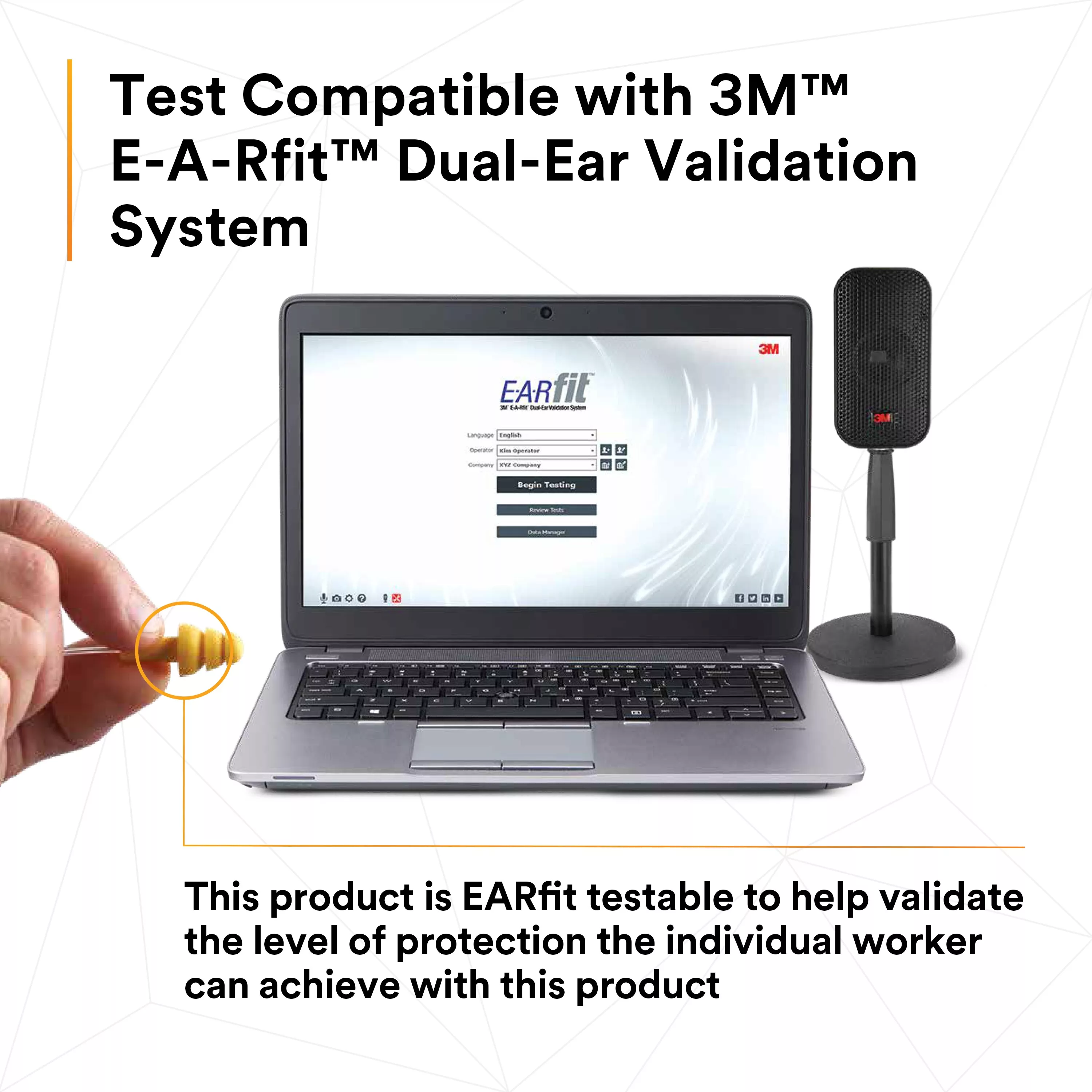 SKU 7100000262 | 3M™ E-A-R™ Classic™ Plus Earplugs 310-1101