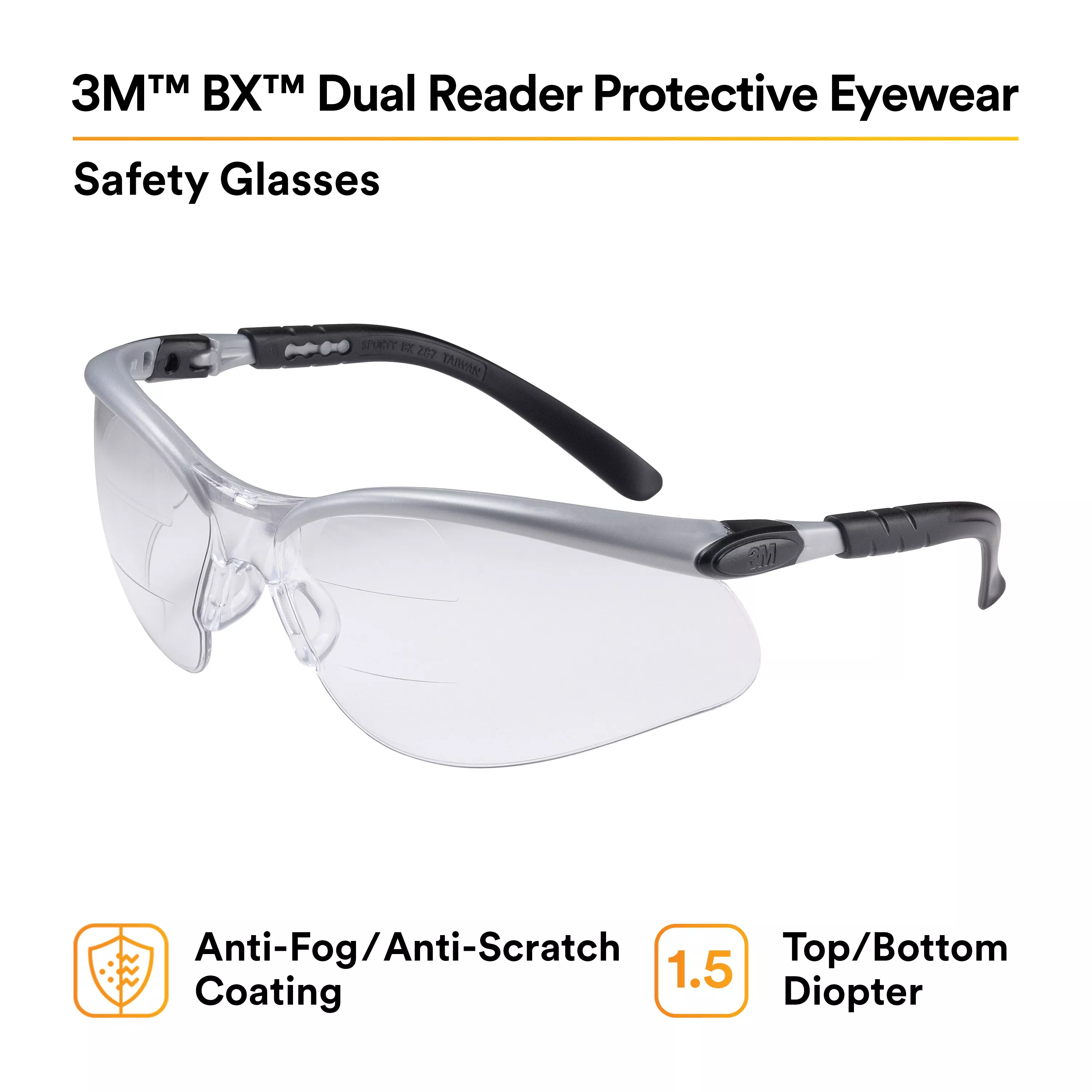 UPC 10078371114579 | 3M™ BX™ Dual Reader Protective Eyewear 11457-00000-20