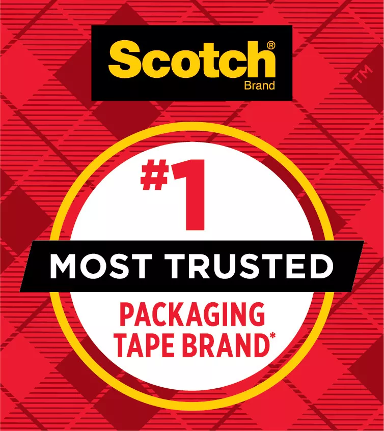 Scotch® Heavy Duty Shipping Packaging Tape 3850-LR3-EF4CC, 1.88 in x 54.6 yd (48 mm x 50 m)