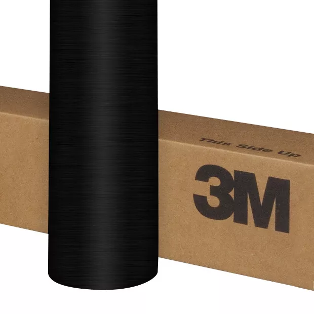 3M™ Wrap Film Series 1080-BR212, Brushed Black Metallic, 60 in x 10 yd