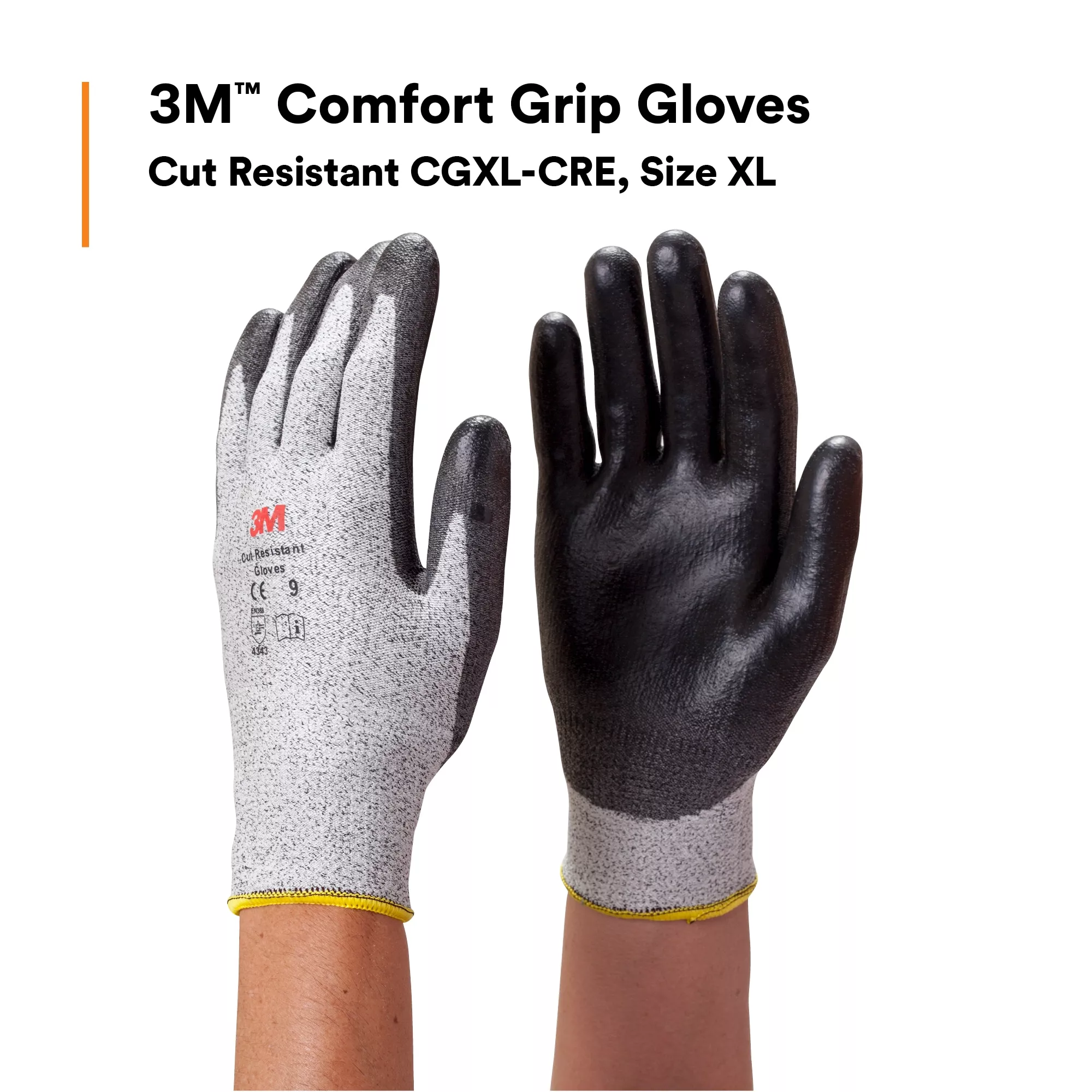 SKU 7100097231 | 3M™ Comfort Grip Glove CGXL-CRE