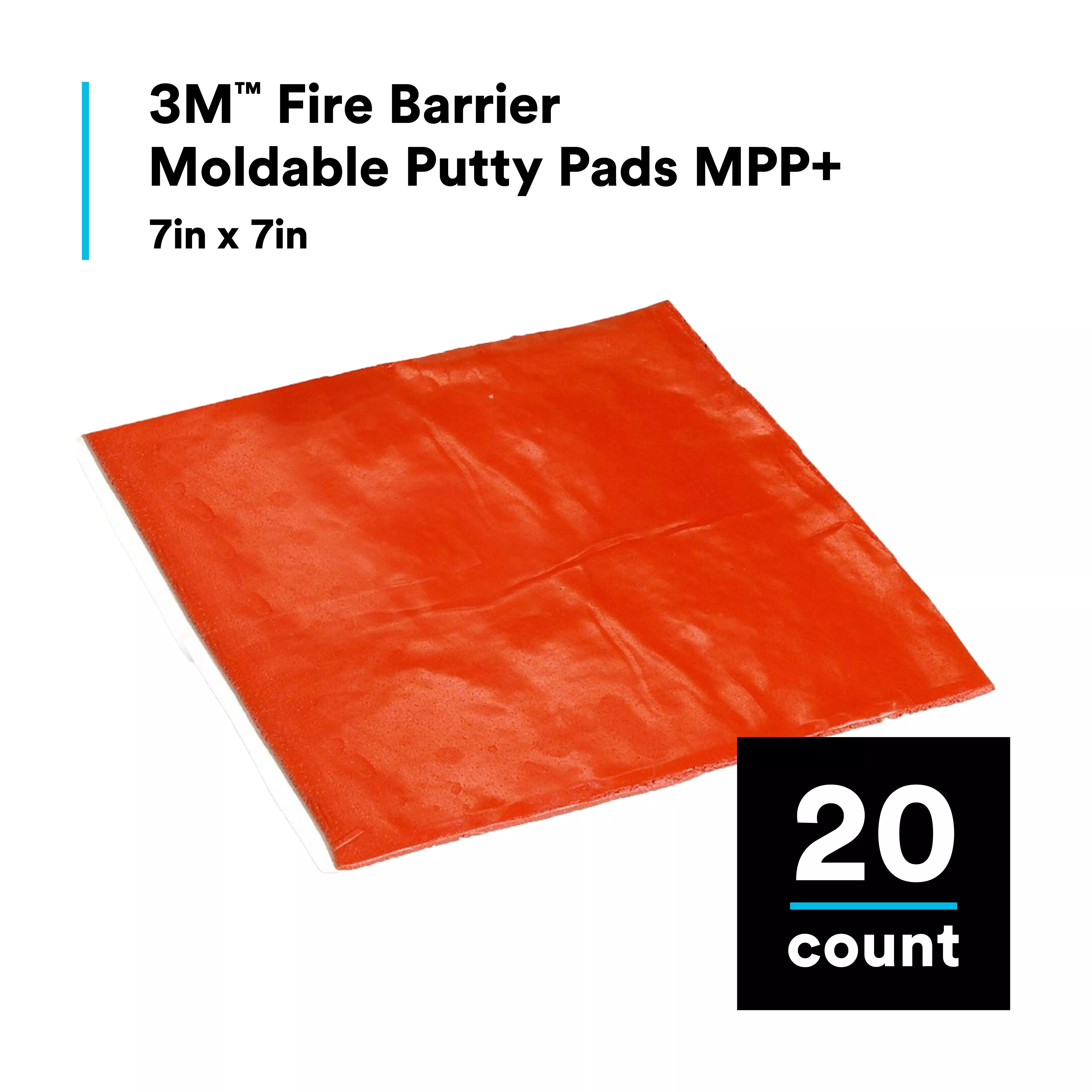 SKU 7100134123 | 3M™ Fire Barrier Moldable Putty Pads MPP+