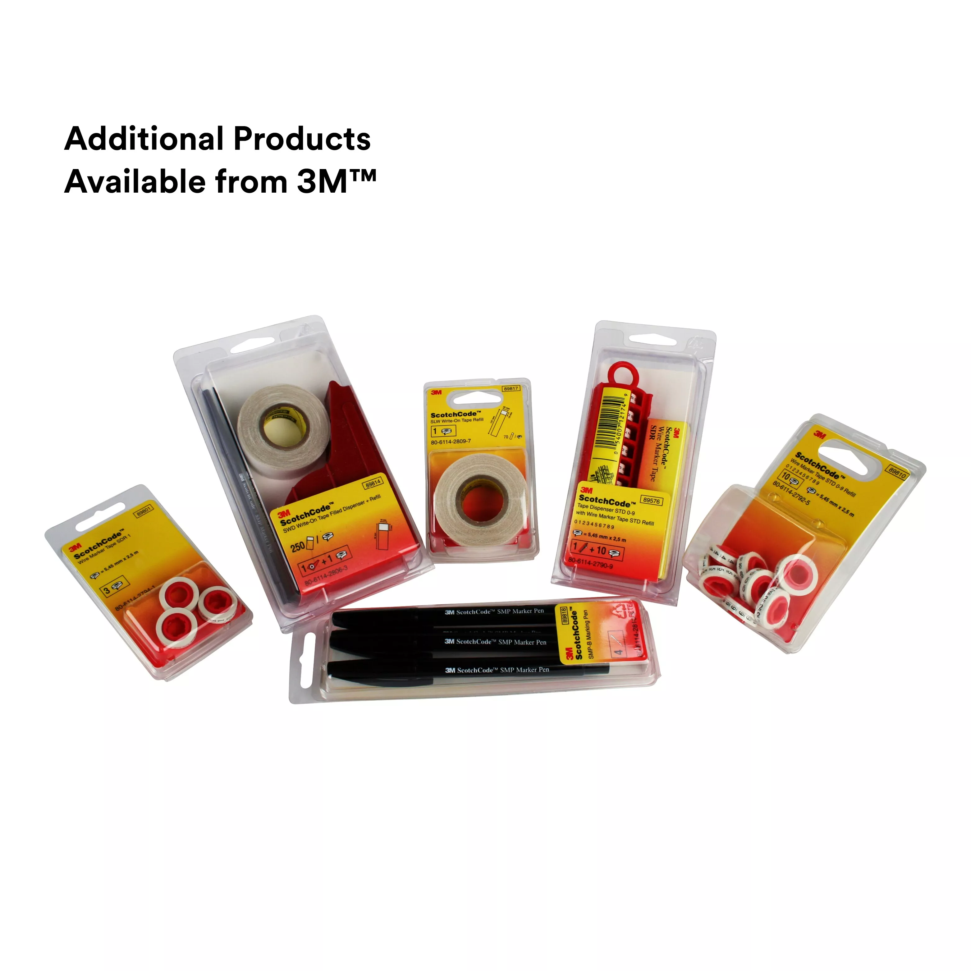 SKU 7000058135 | 3M™ ScotchCode™ Wire Marker Tape Refill Roll SLS-R