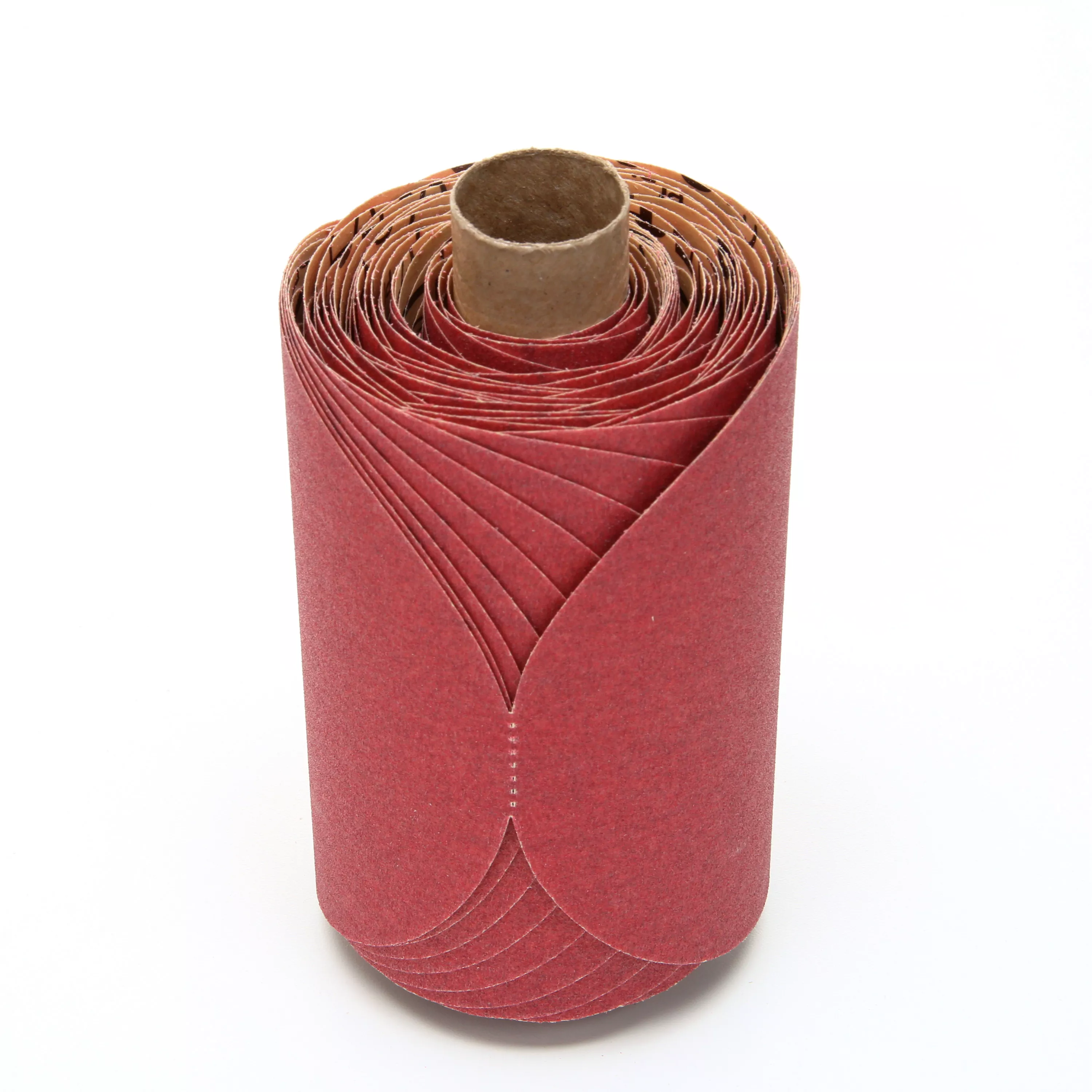 3M™ Red Abrasive PSA Disc, 01607, 5 in, P150, 100 discs per roll, 6
rolls per case