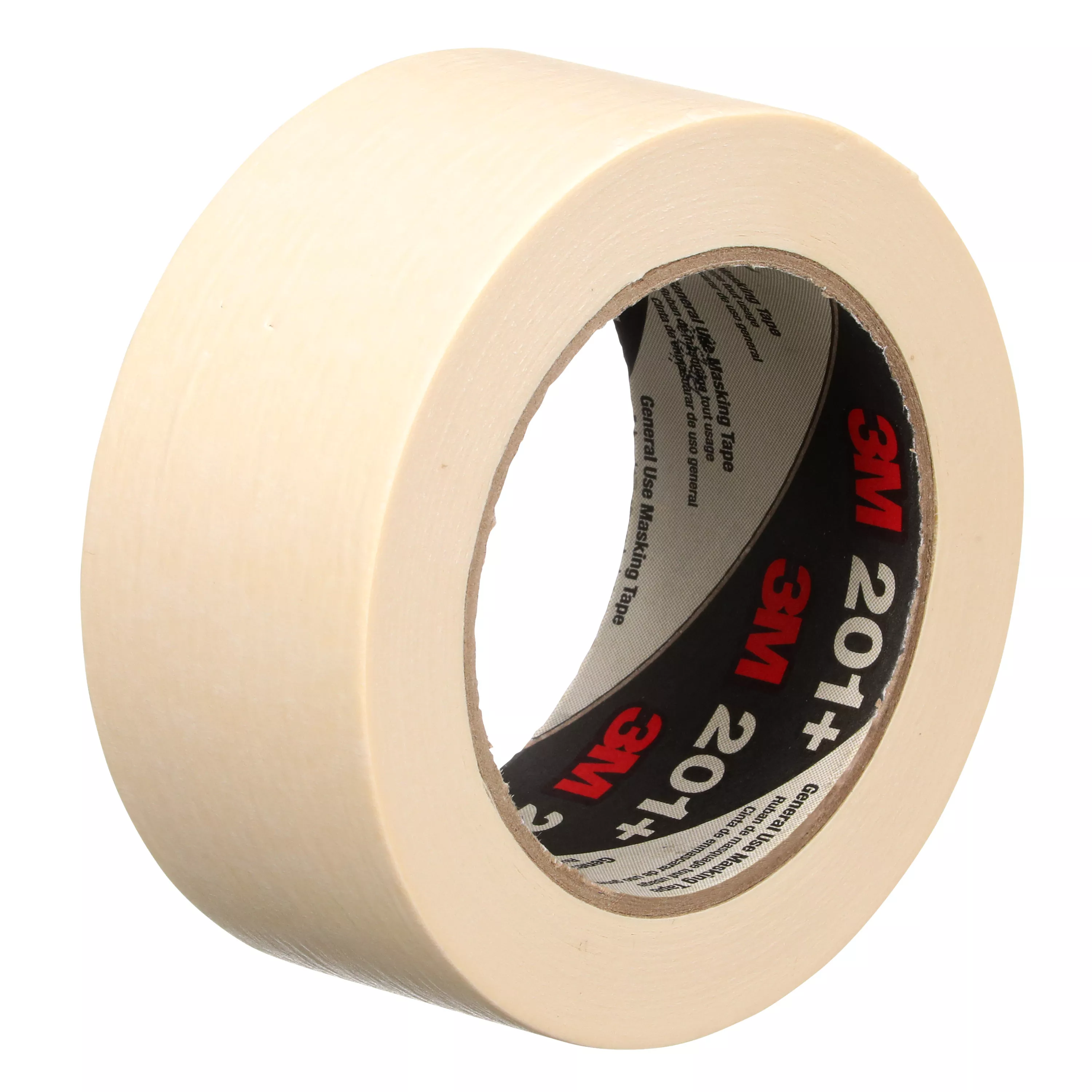 3M™ General Use Masking Tape 201+, Tan, 48 mm x 55 m, 4.4 mil, 24
Roll/Case, Individually Wrapped Conveniently Packaged