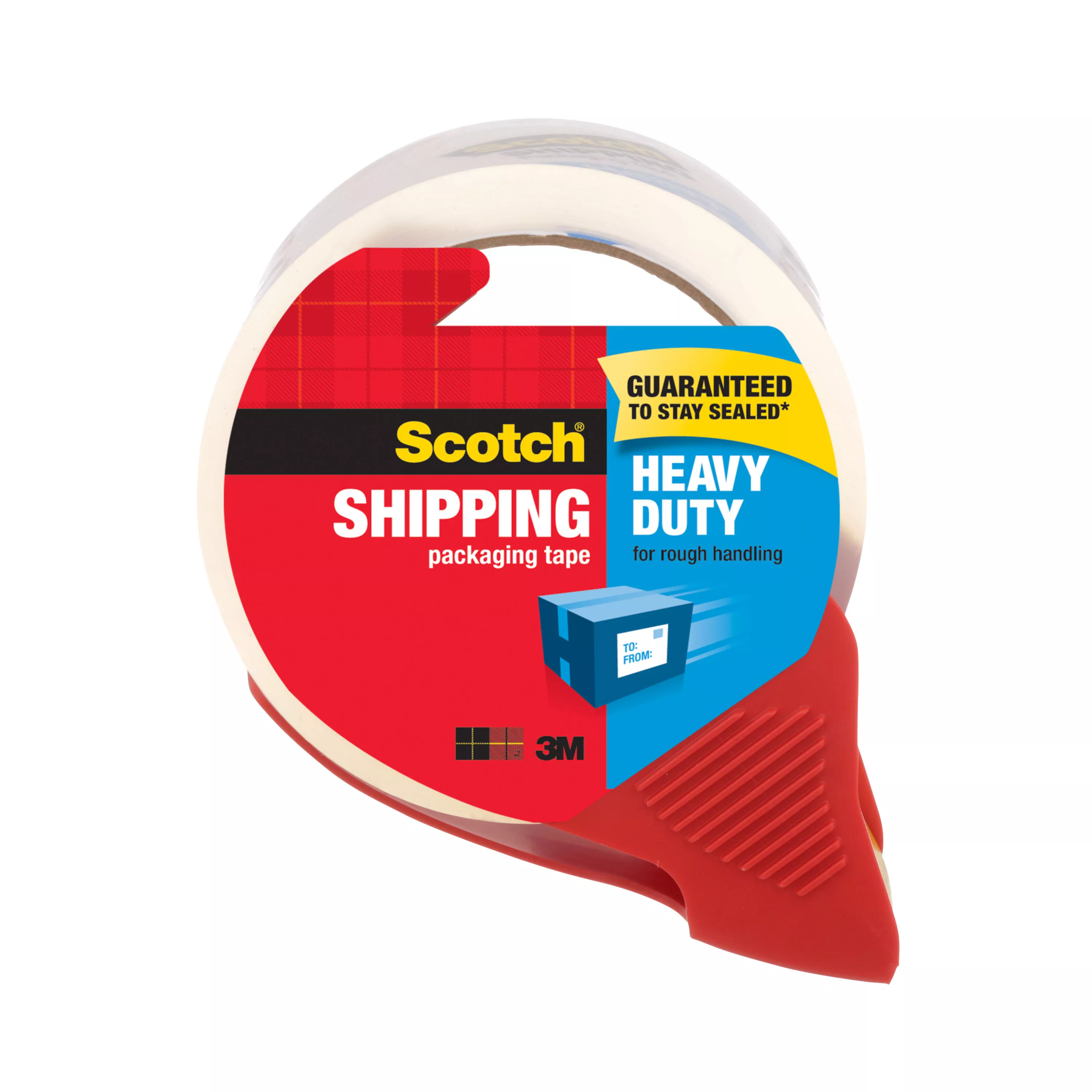 Scotch® Heavy Duty Shipping Packaging Tape 3850SRDESF12GC, 1.88 in x 38.2 yd (48 mm x 35 m)