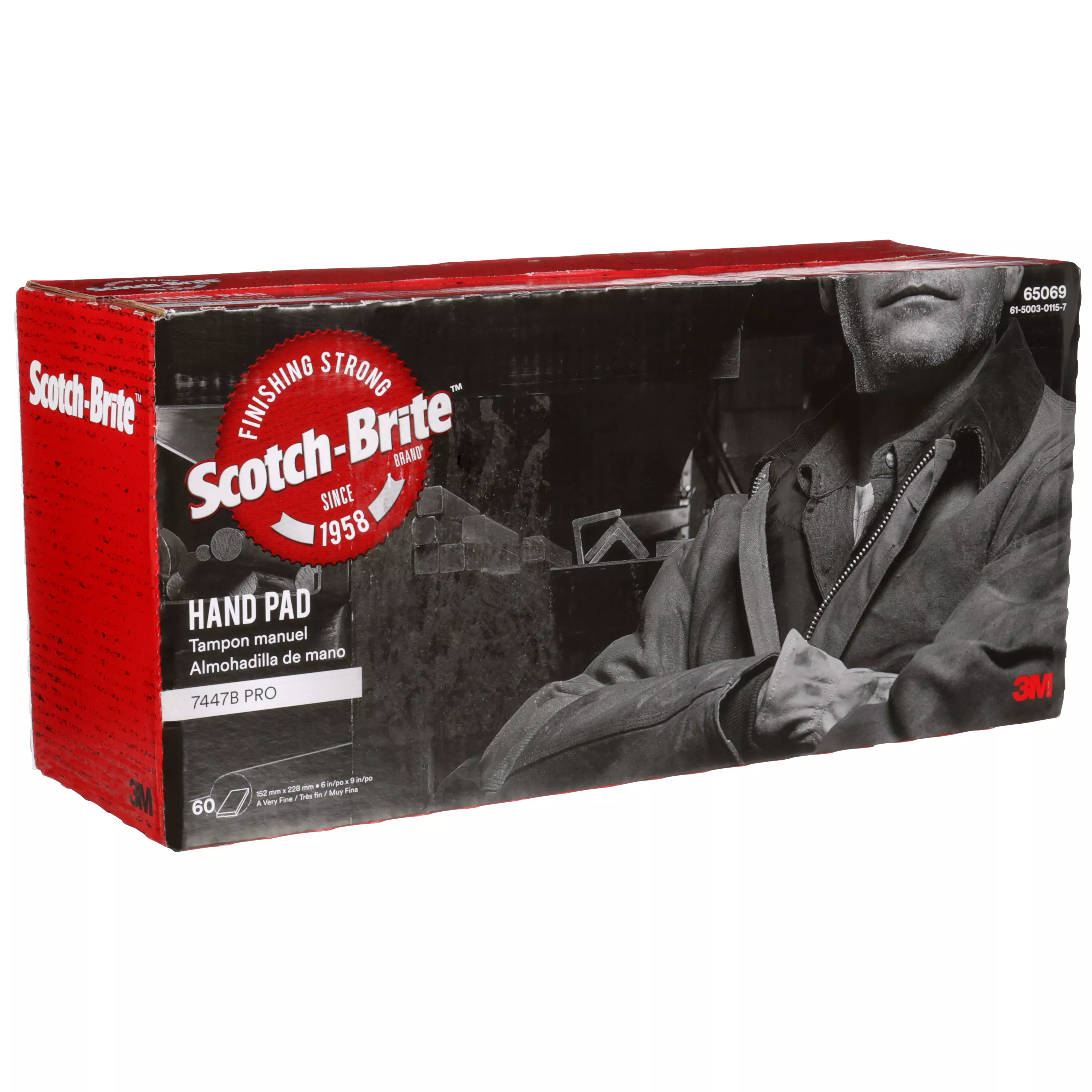 SKU 7000027560 | Scotch-Brite™ Hand Pad 7447B