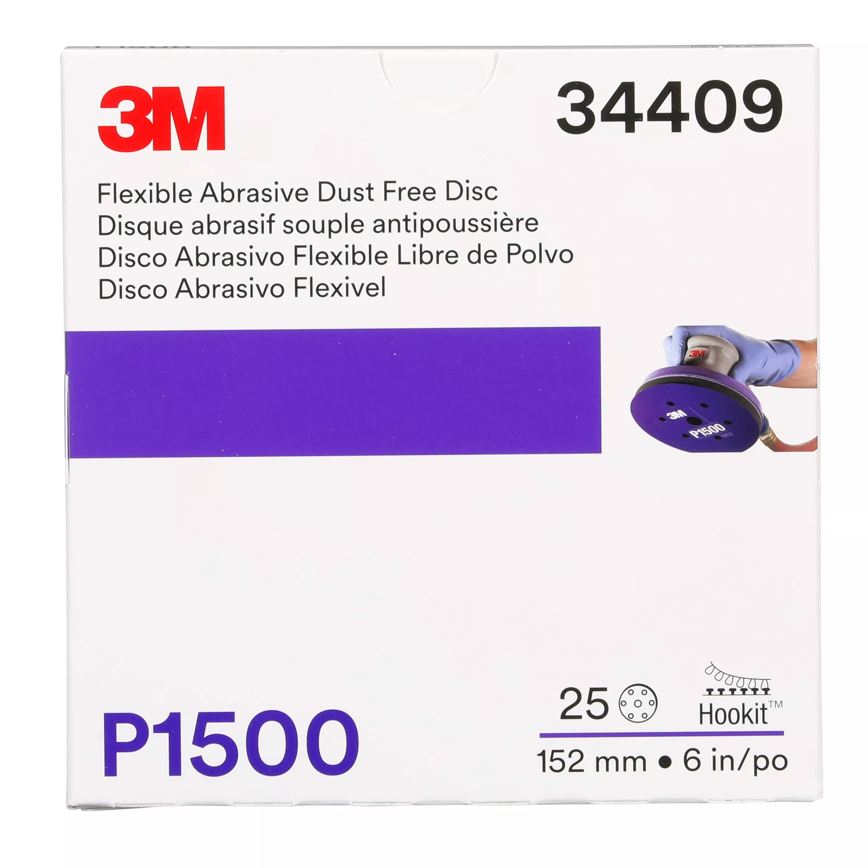 Product Number 270J | 3M™ Hookit™ Flexible Abrasive Disc 270J