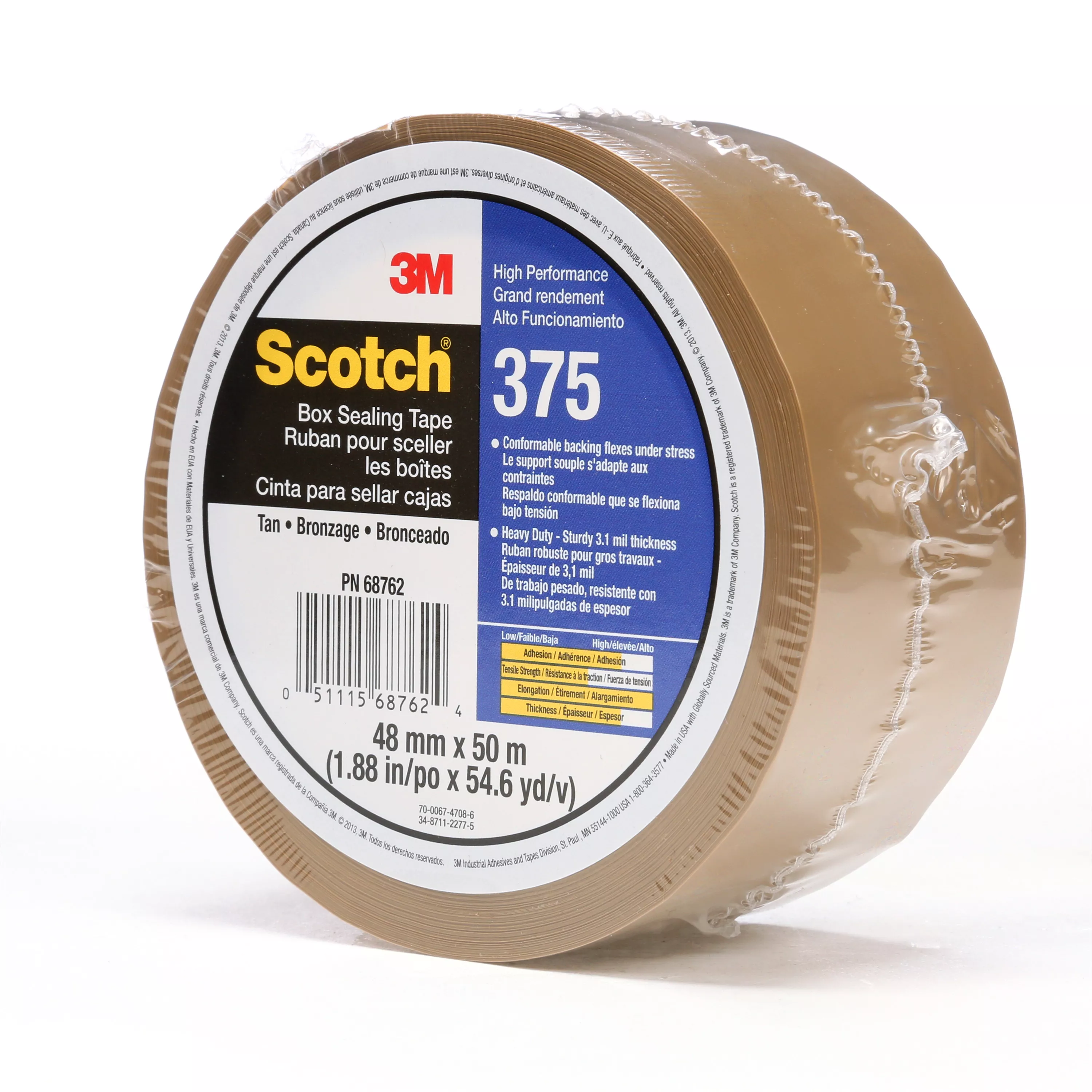 UPC 00051115687624 | Scotch® Box Sealing Tape 375