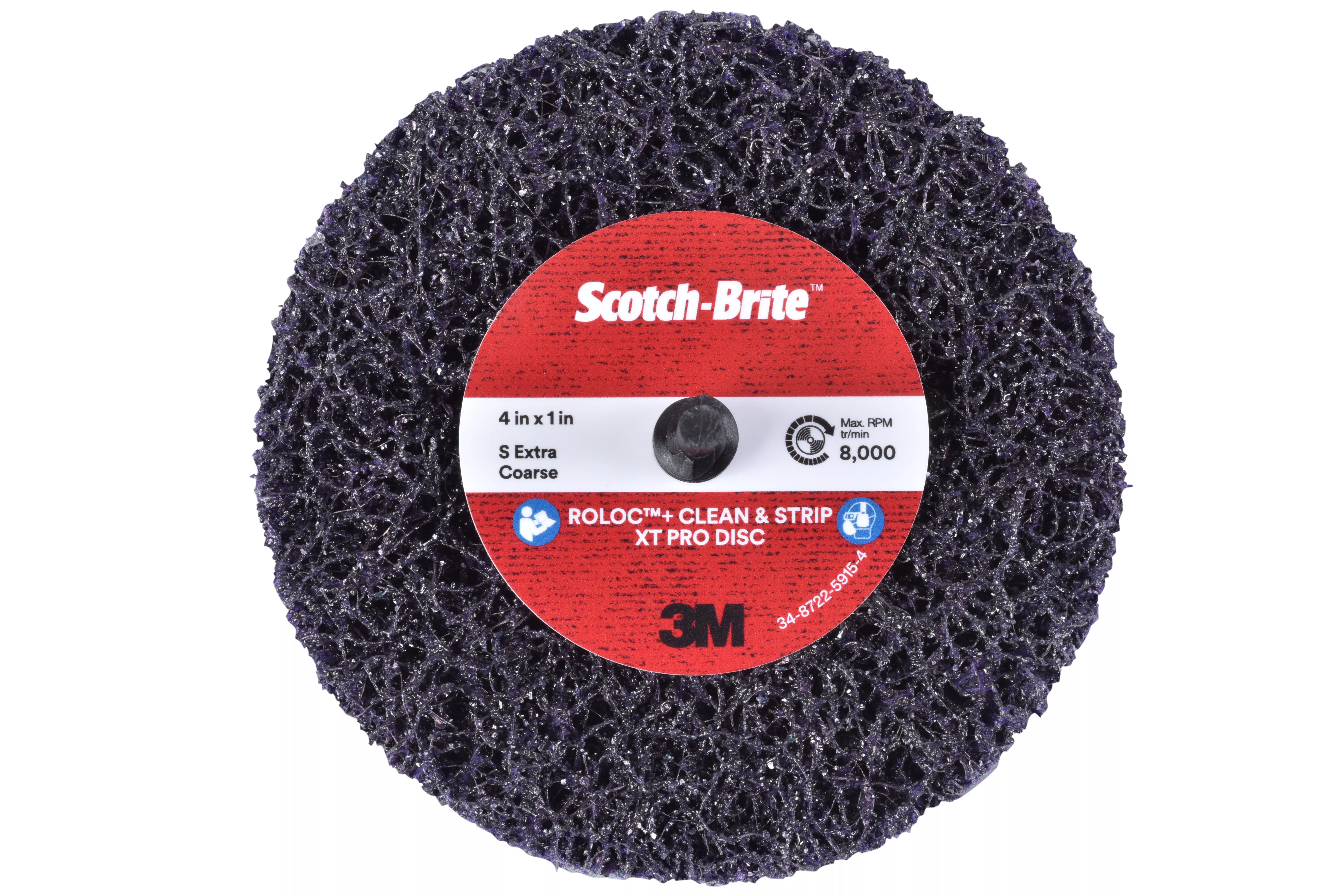 Product Number XO-ZR+ | Scotch-Brite™ Roloc™+ Clean and Strip XT Pro Disc