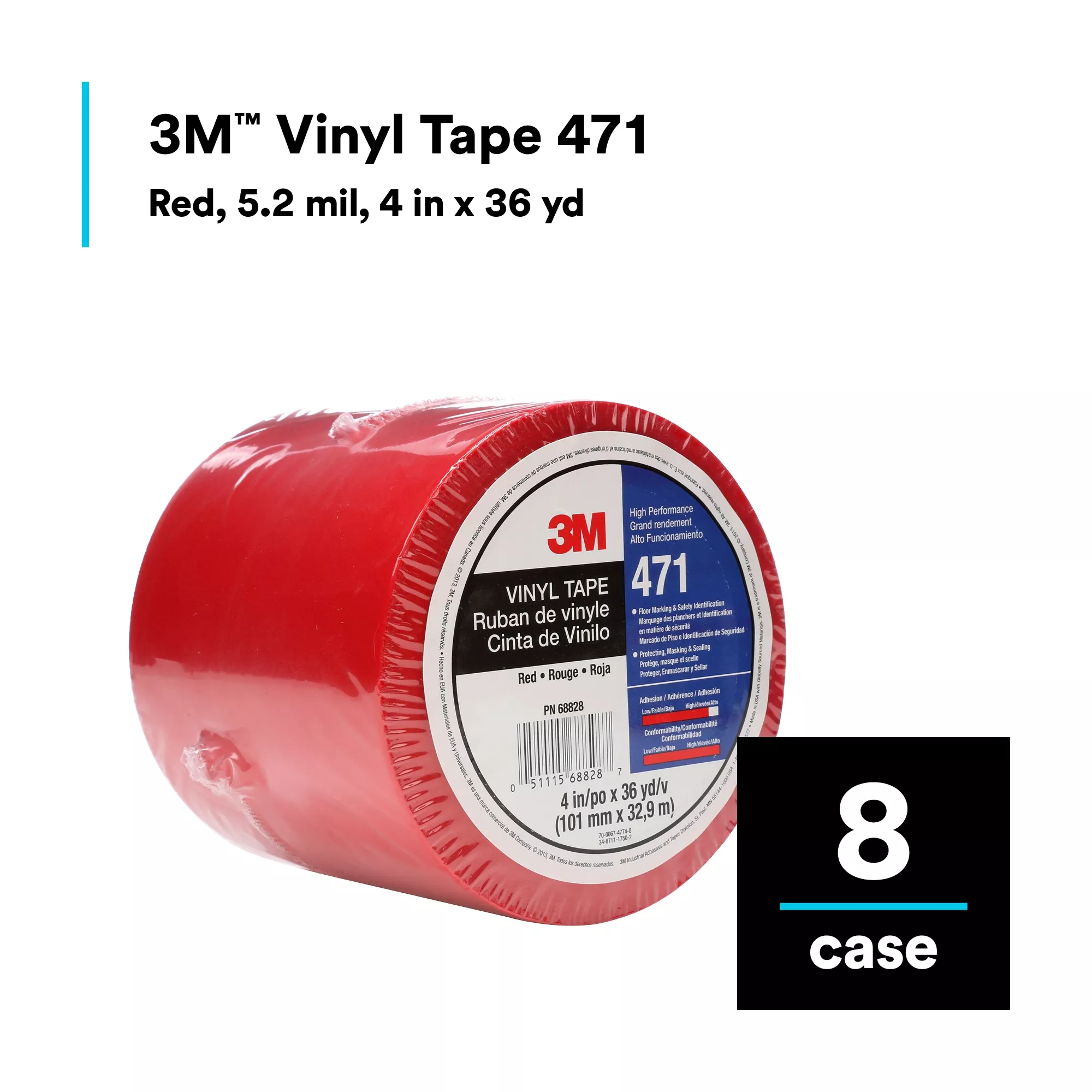 SKU 7010292804 | 3M™ Vinyl Tape 471