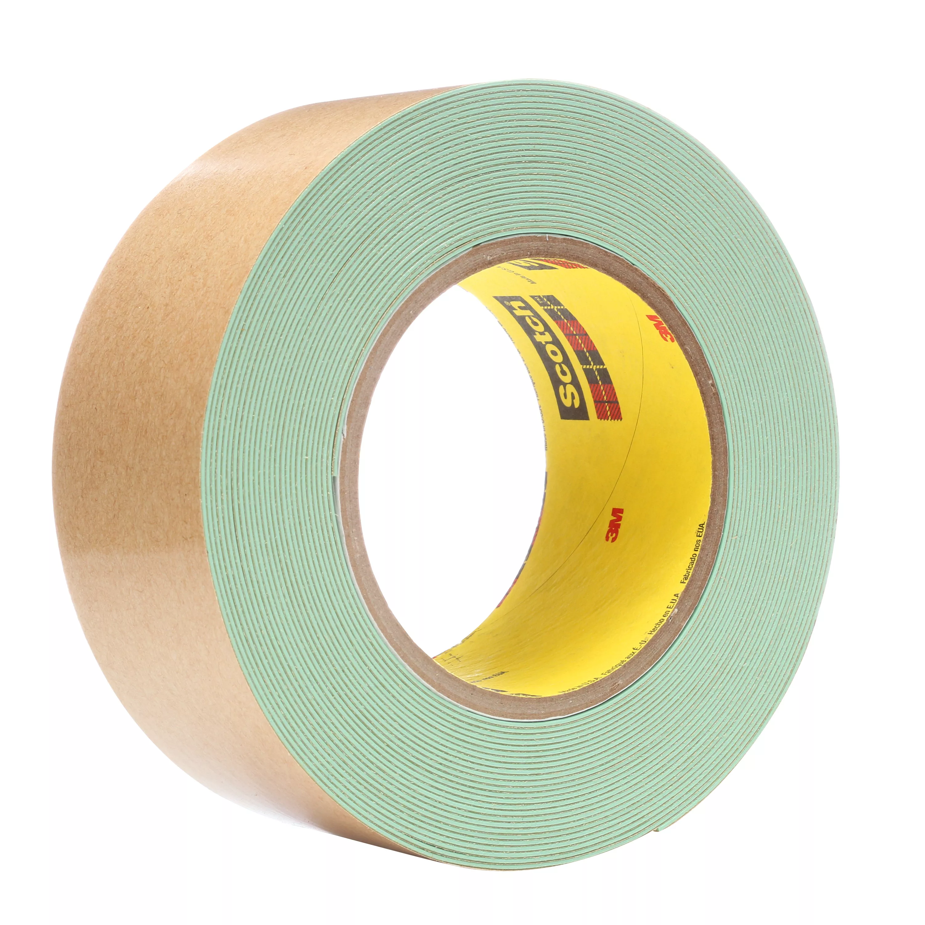3M™ Impact Stripping Tape 500, Green, 2 in x 10 yd, 36 mil, 6 Rolls/Case