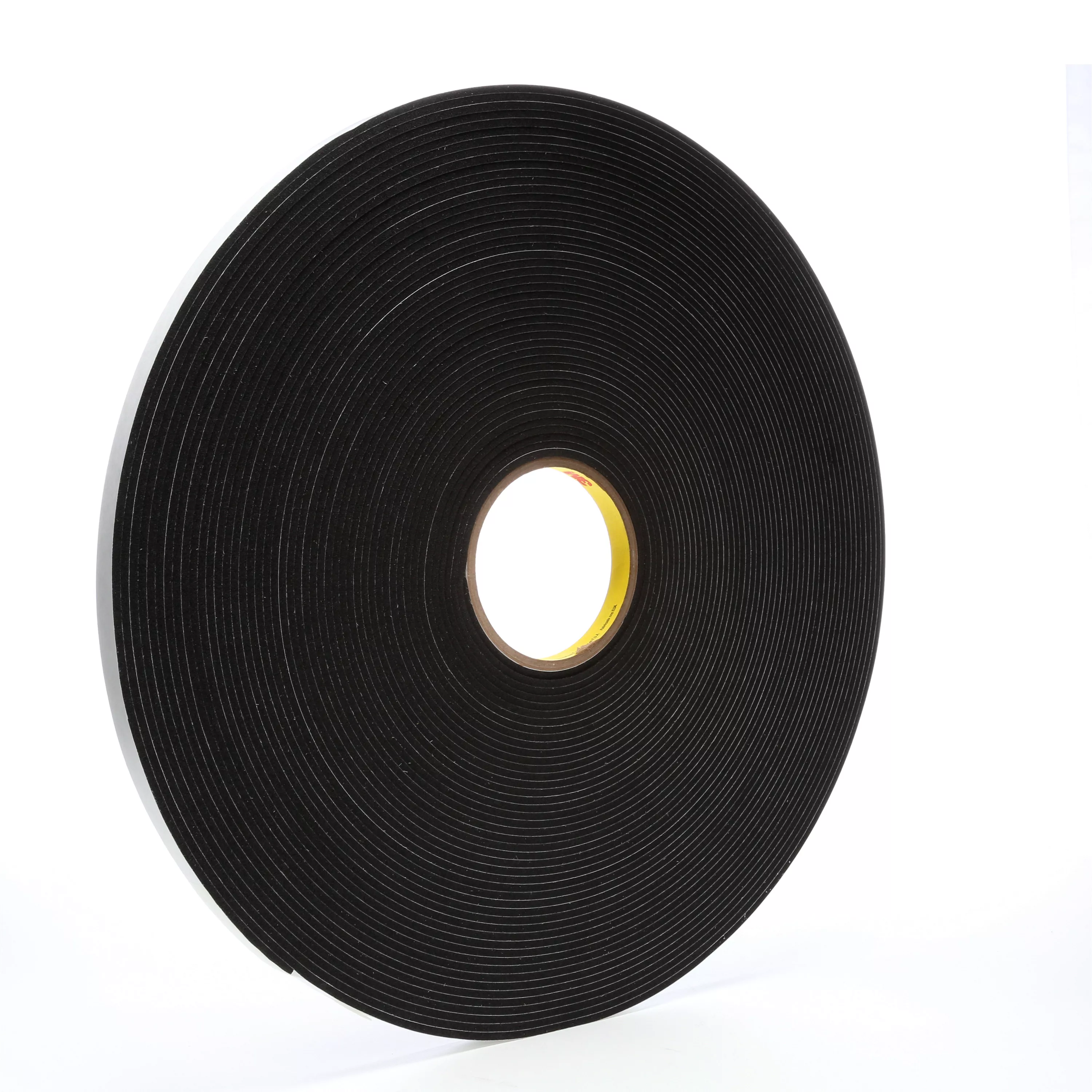 3M™ Vinyl Foam Tape 4718, Black, 1/2 in x 36 yd, 125 mil, 18 Roll/Case