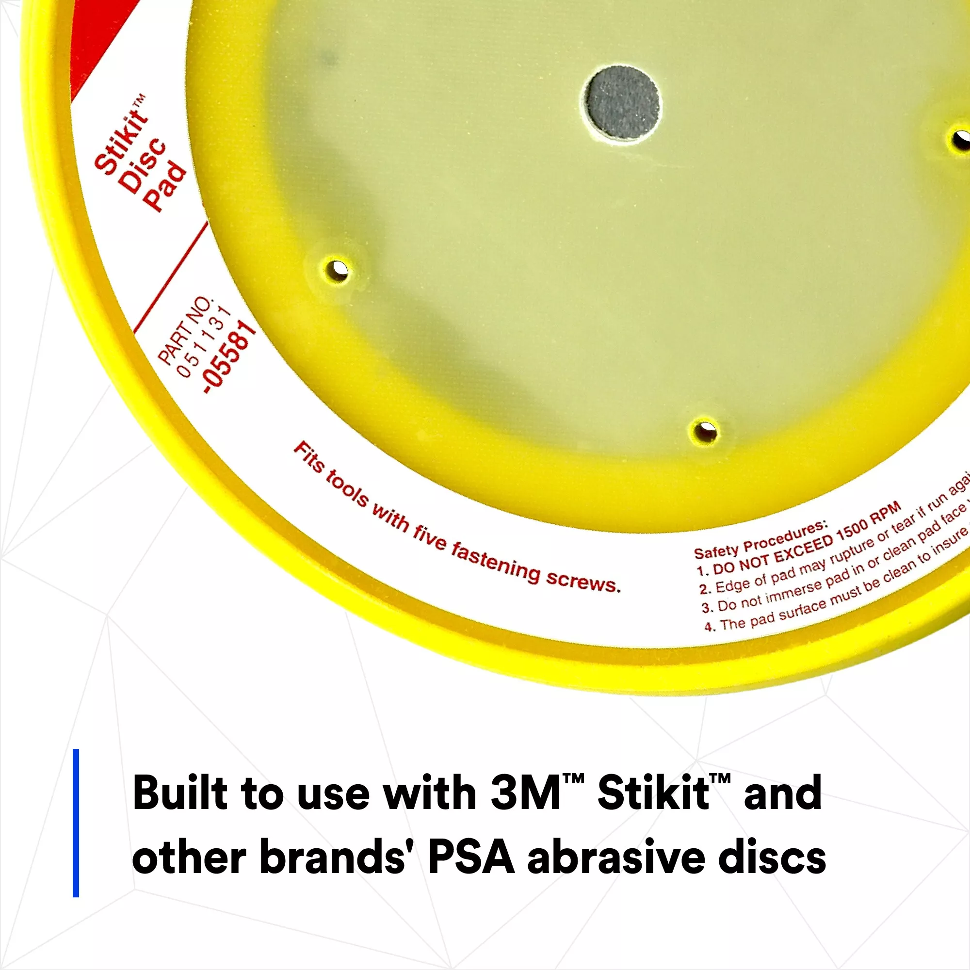 Product Number 05581 | 3M™ Stikit™ Disc Pad Dust Free